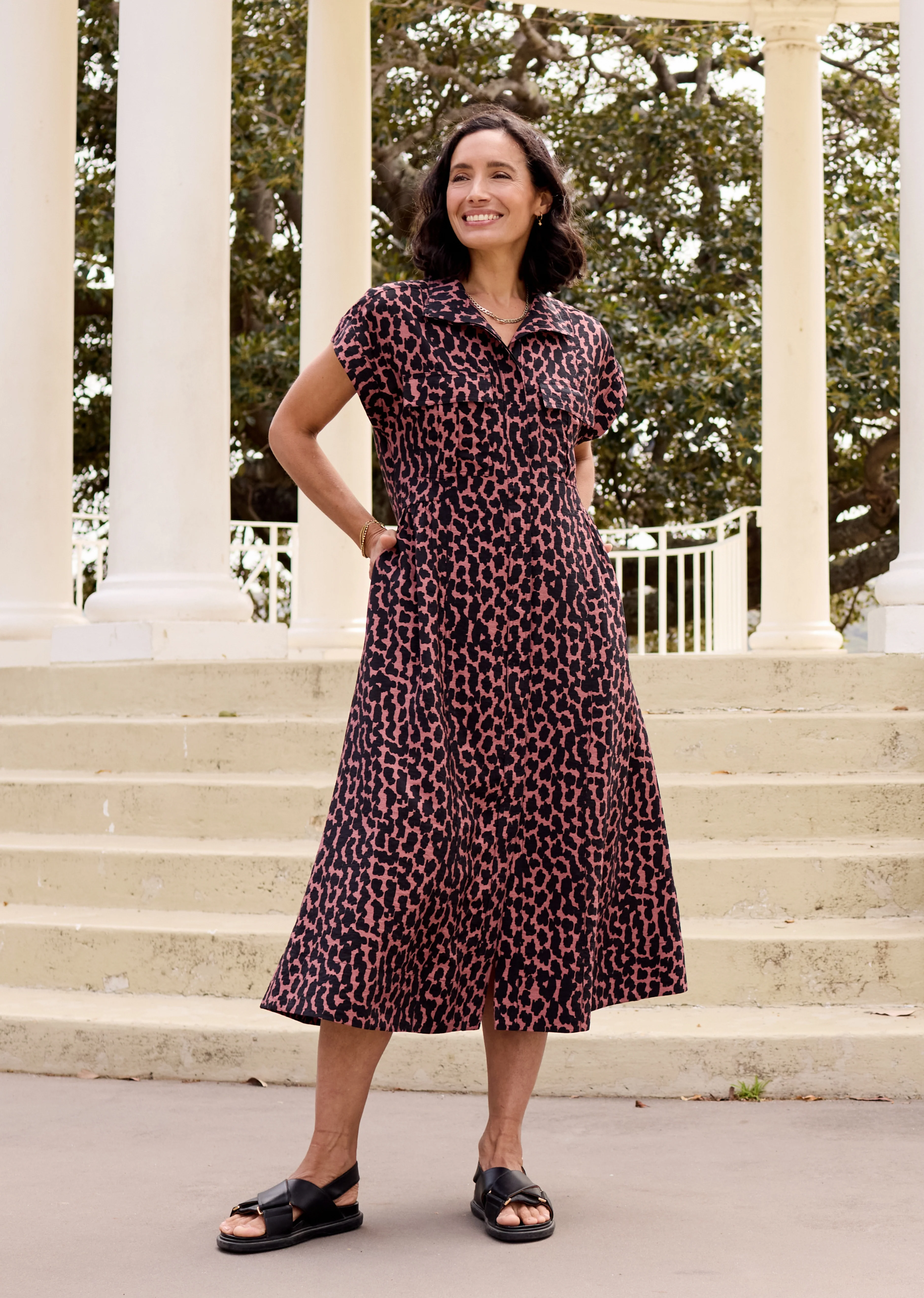 AMELIE DRESS - SORAYA PRINT - PETITE