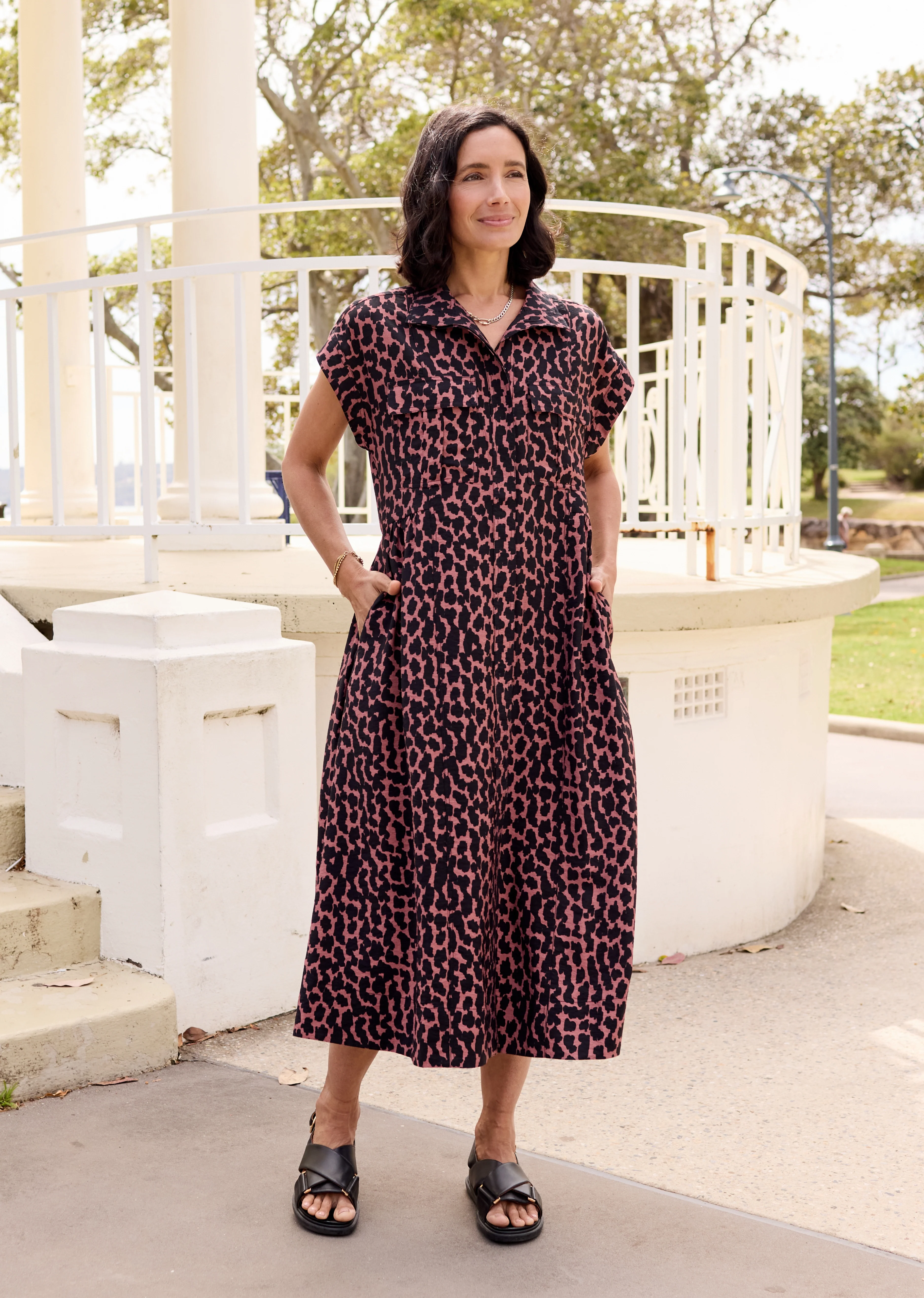 AMELIE DRESS - SORAYA PRINT - PETITE - Image 2