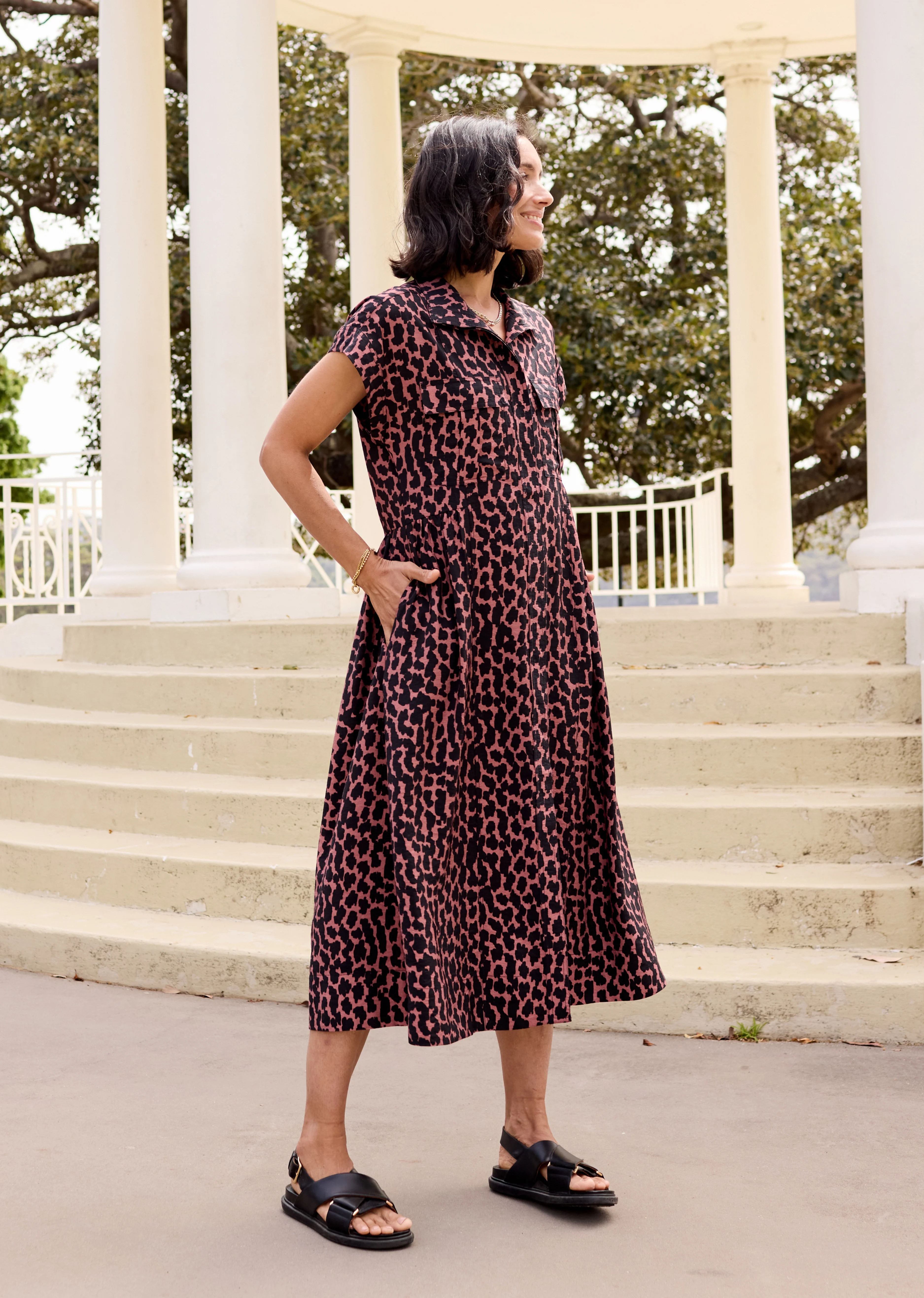 AMELIE DRESS - SORAYA PRINT - PETITE - Image 3
