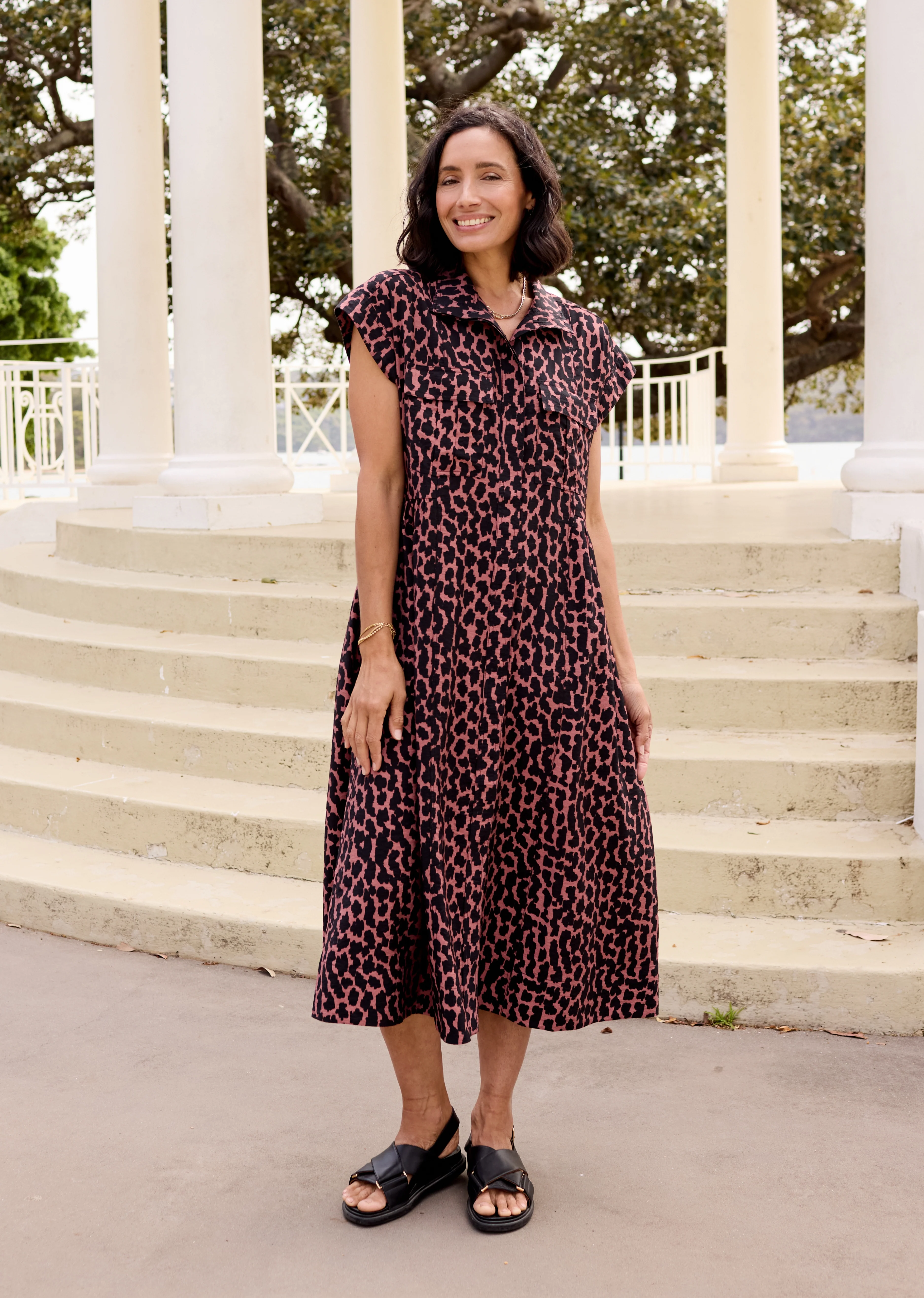 AMELIE DRESS - SORAYA PRINT - PETITE - Image 5