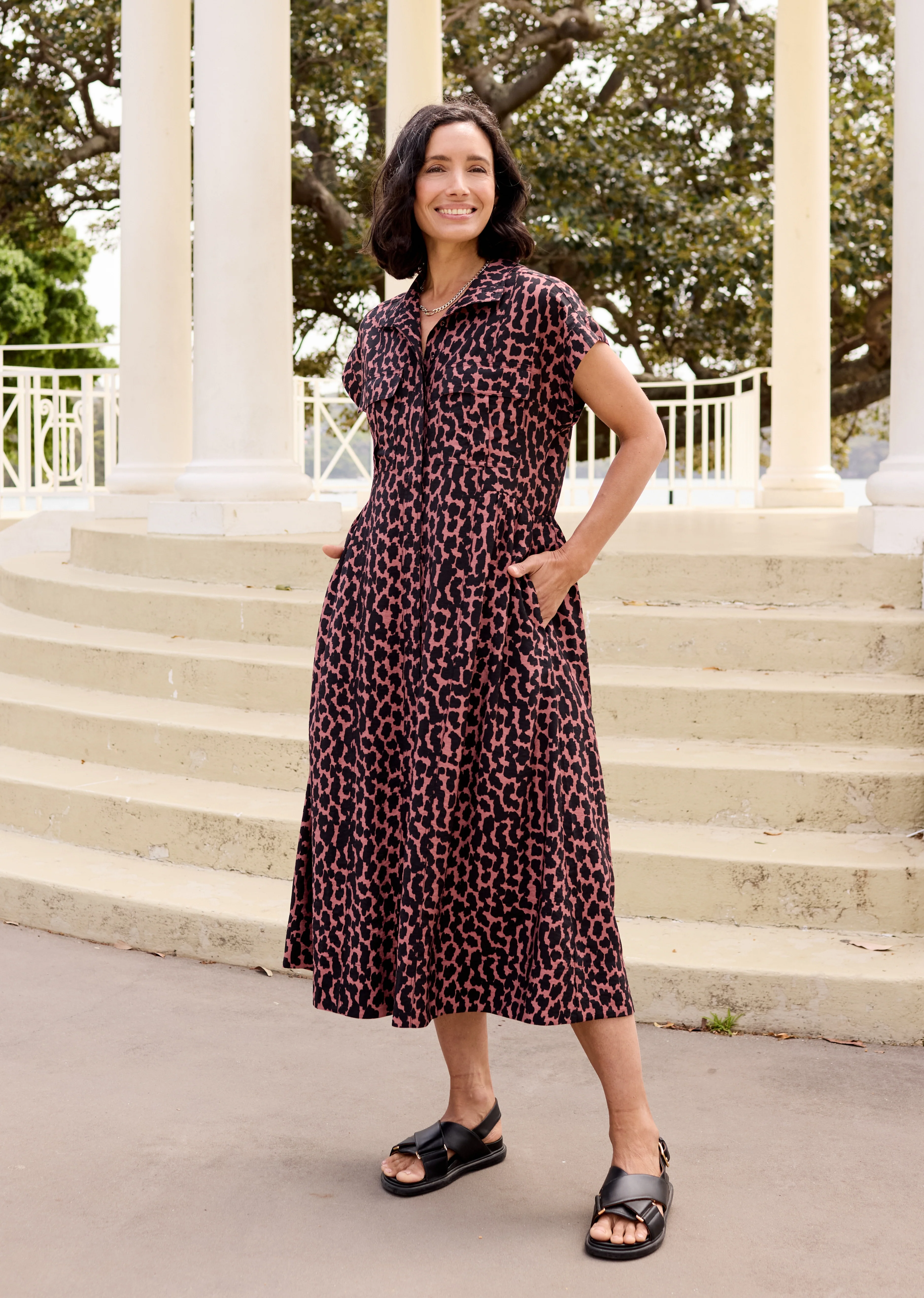 AMELIE DRESS - SORAYA PRINT - PETITE - Image 6