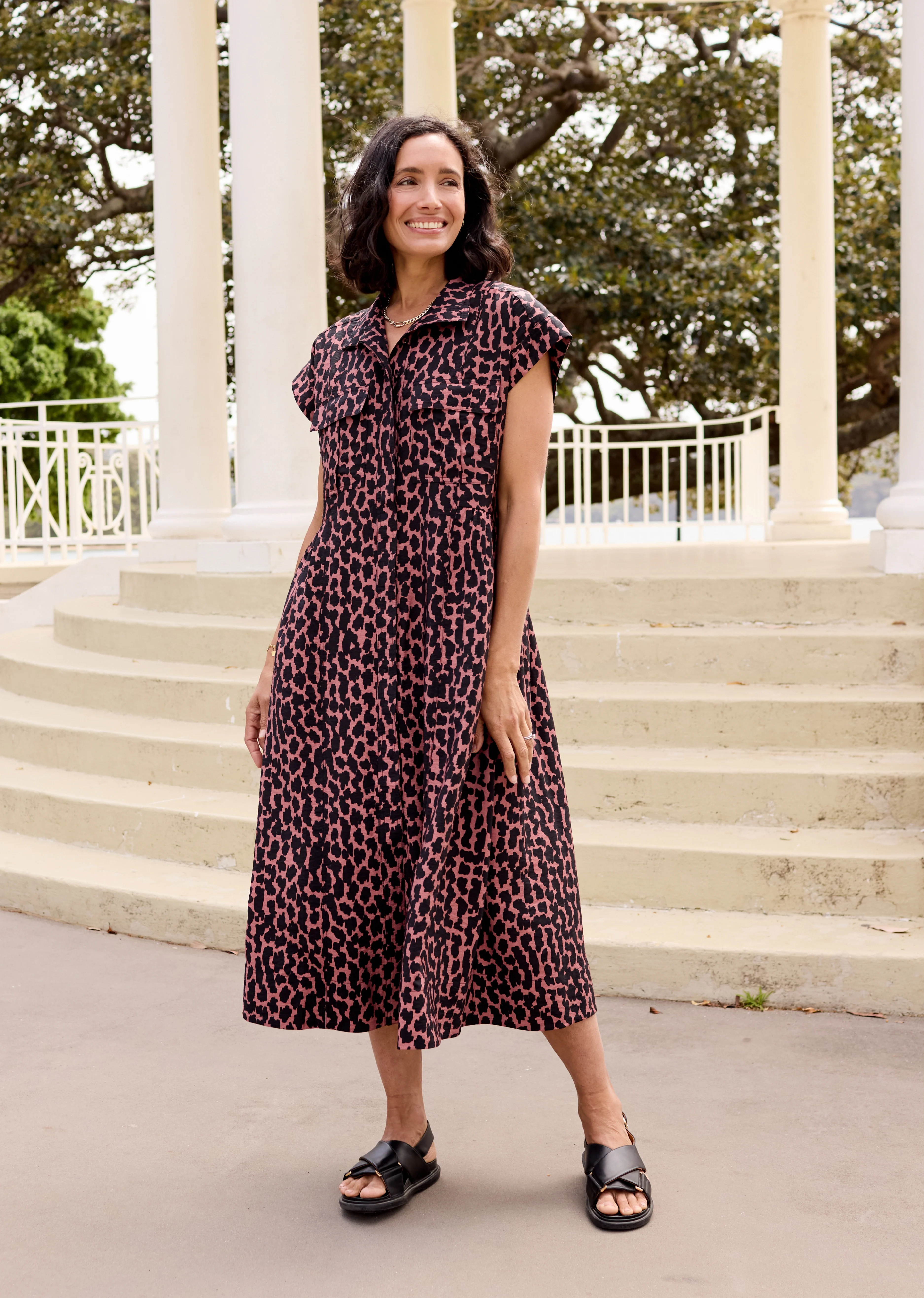 AMELIE DRESS - SORAYA PRINT - PETITE - Image 7