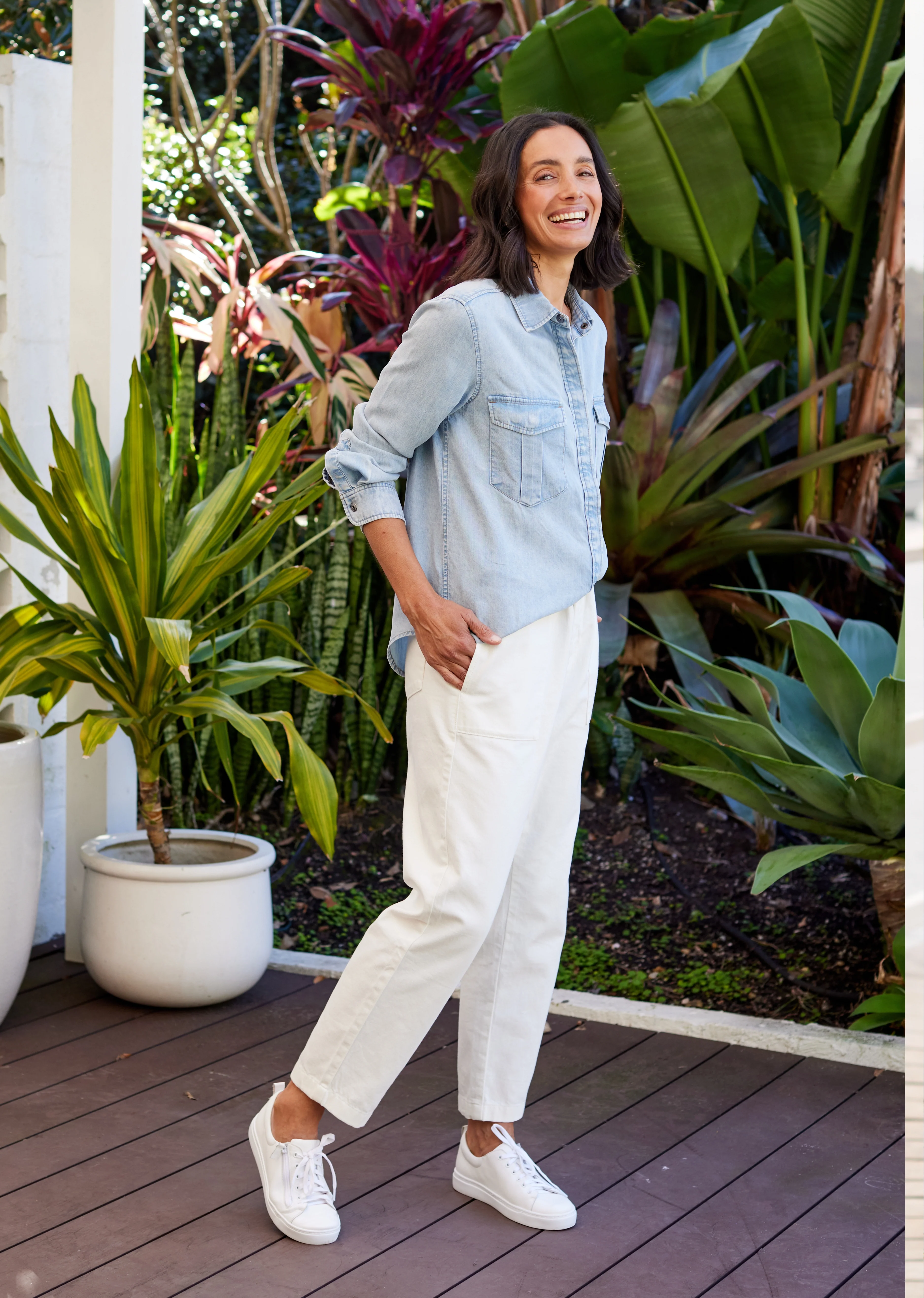 BROOKLYN PANT - WHITE - Image 11