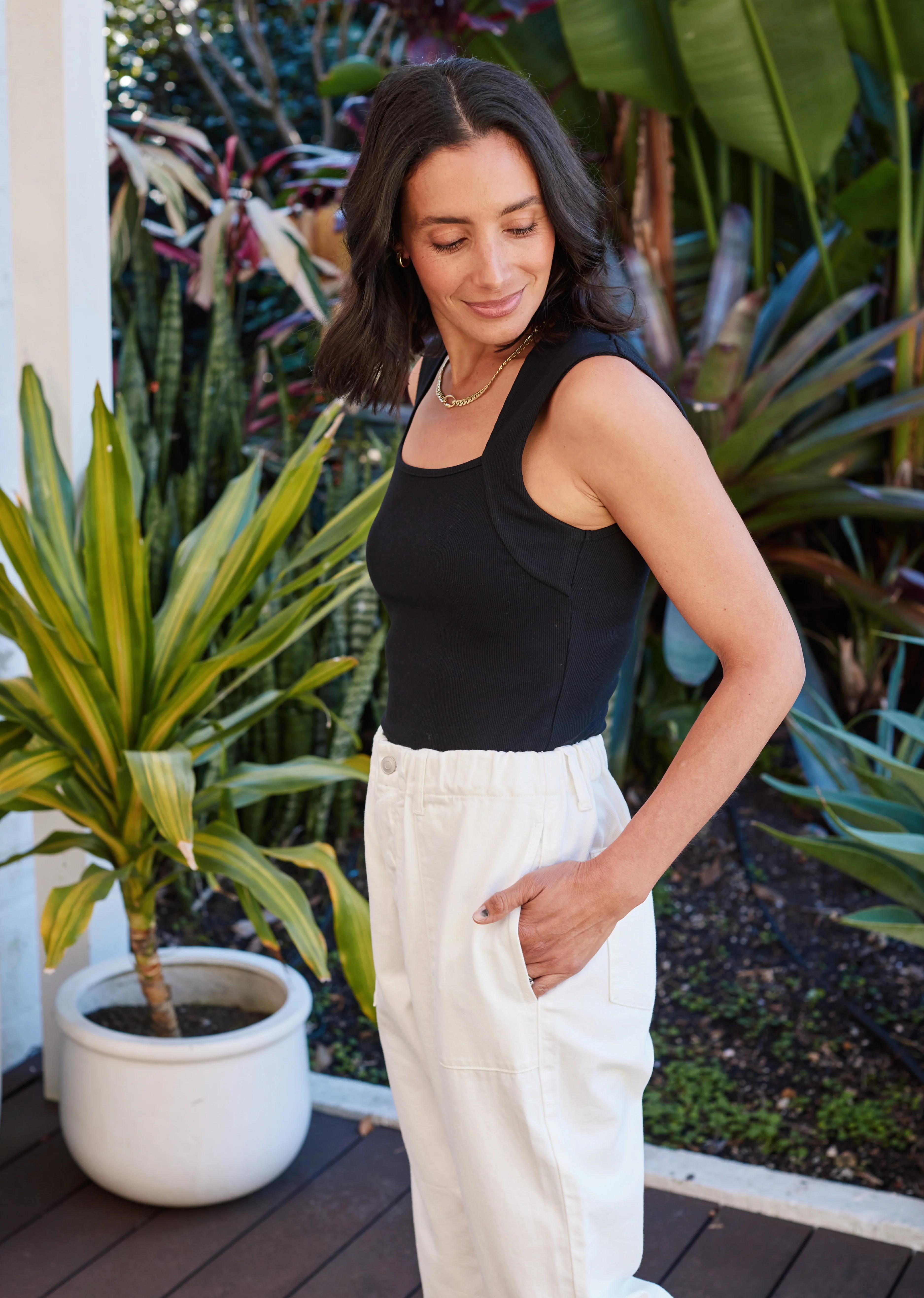 BROOKLYN PANT - WHITE - Image 3