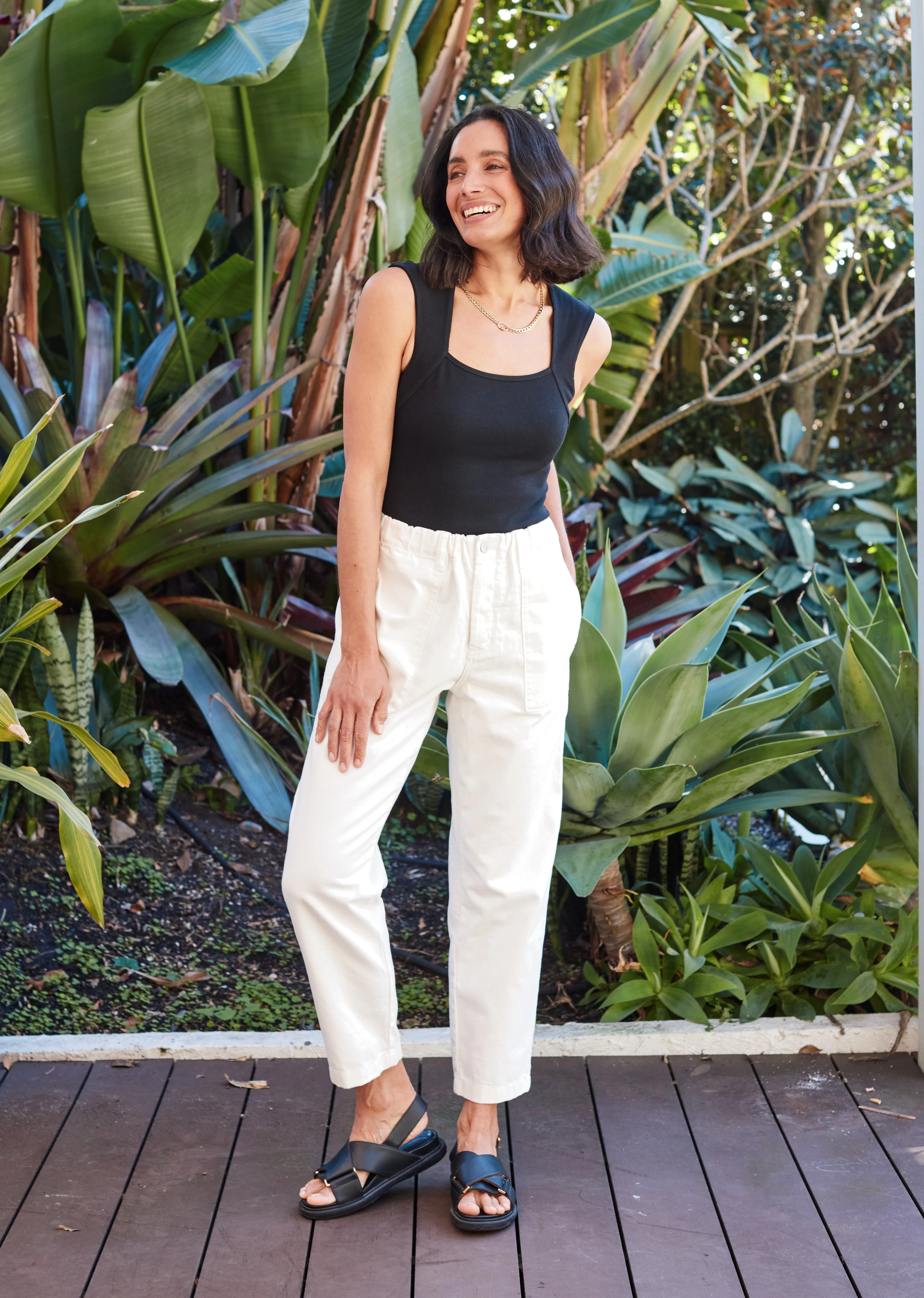BROOKLYN PANT - WHITE - Image 7