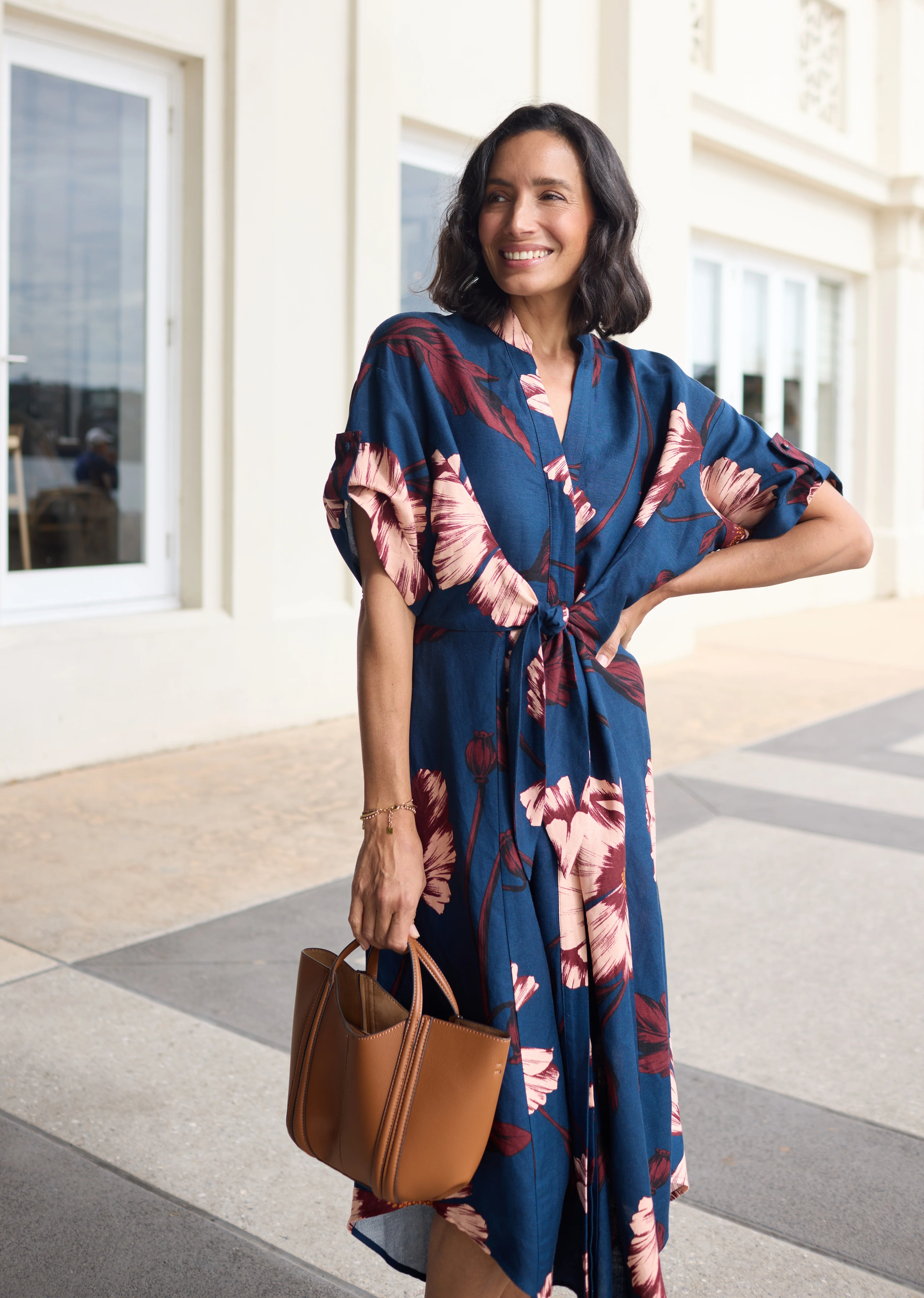 CHLOE MIDI DRESS - ARABELLA PRINT - PETITE - Image 5