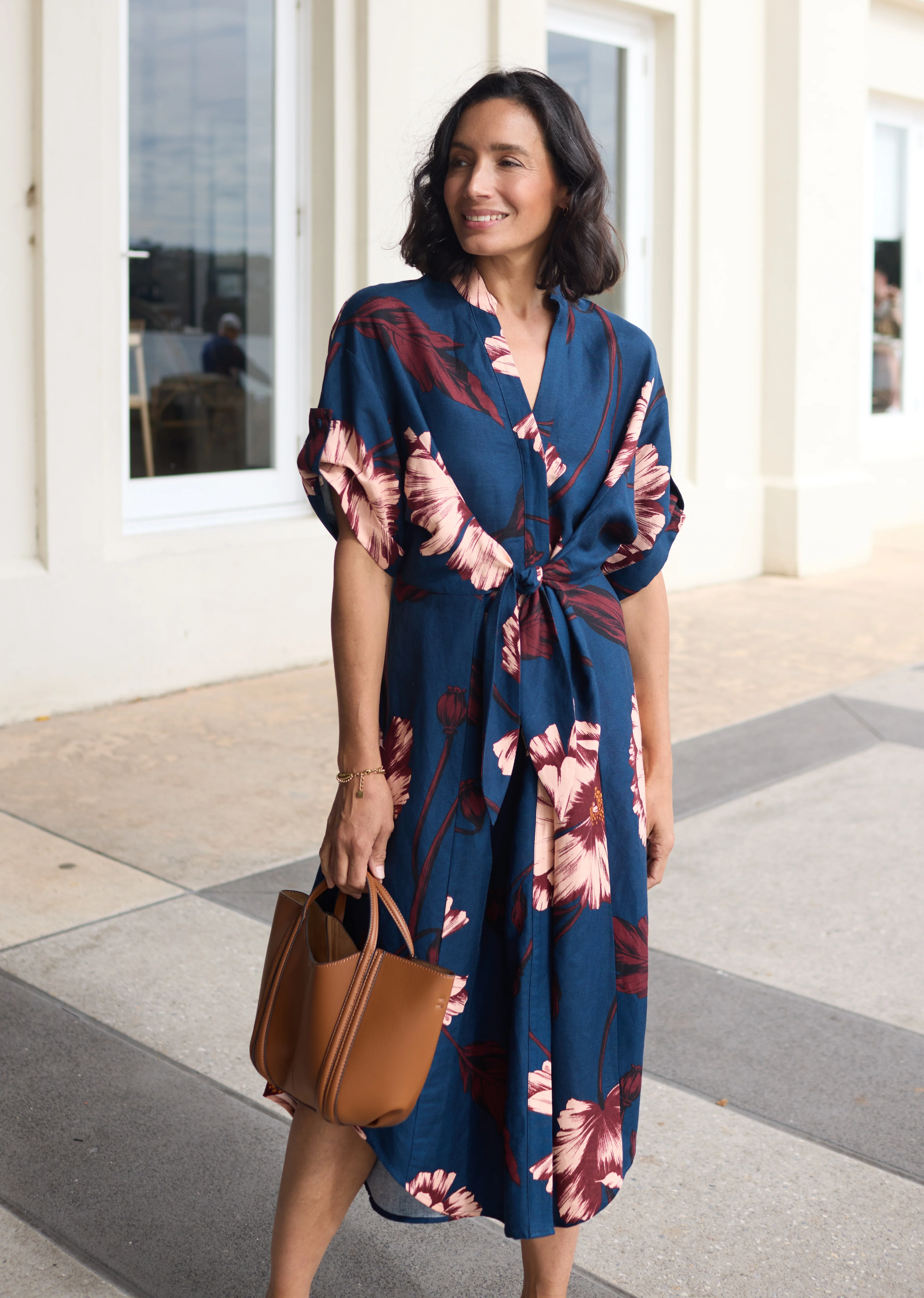 CHLOE MIDI DRESS - ARABELLA PRINT - PETITE - Image 6