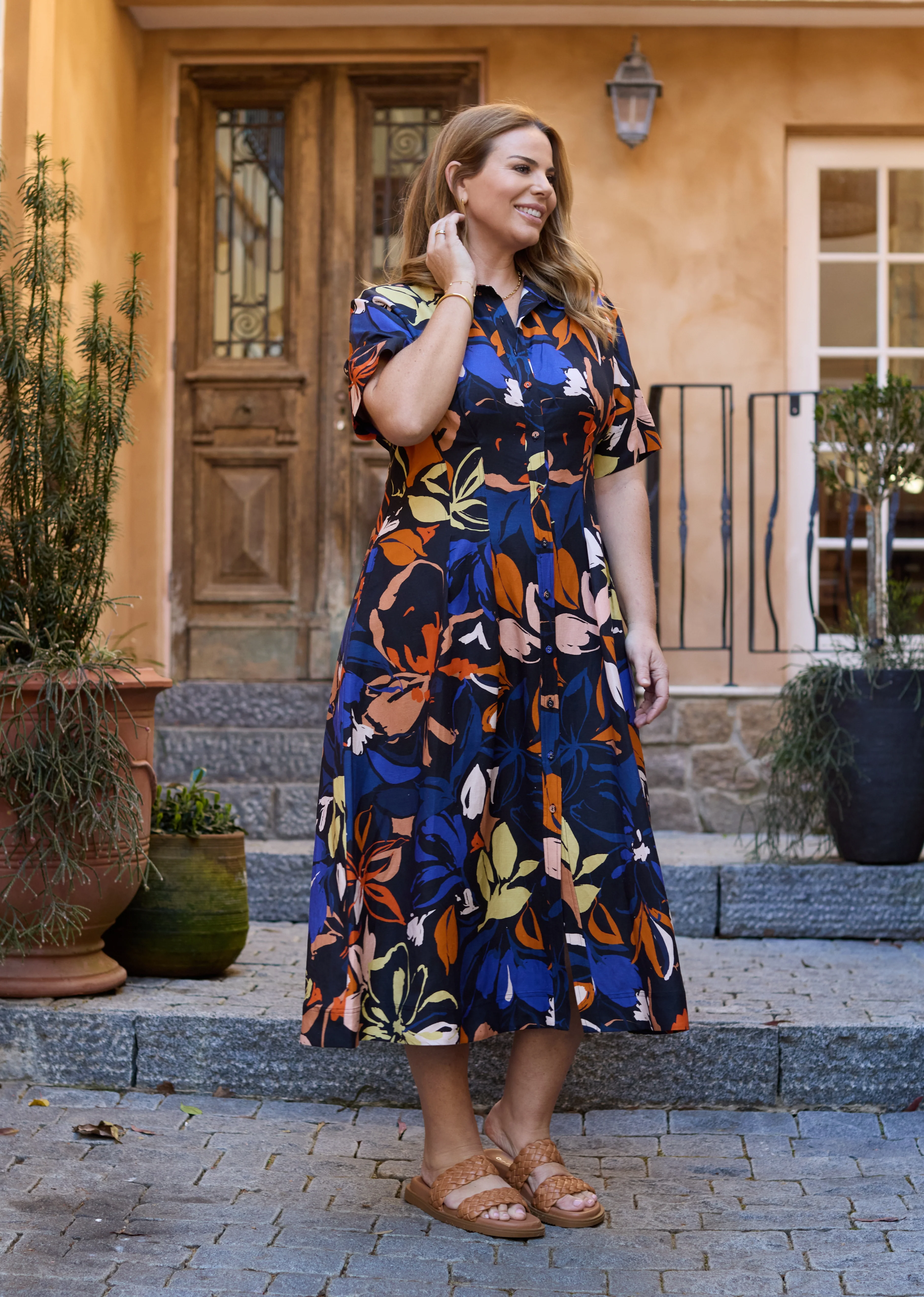 CLEO MIDI DRESS - MAISIE PRINT - PETITE - Image 20