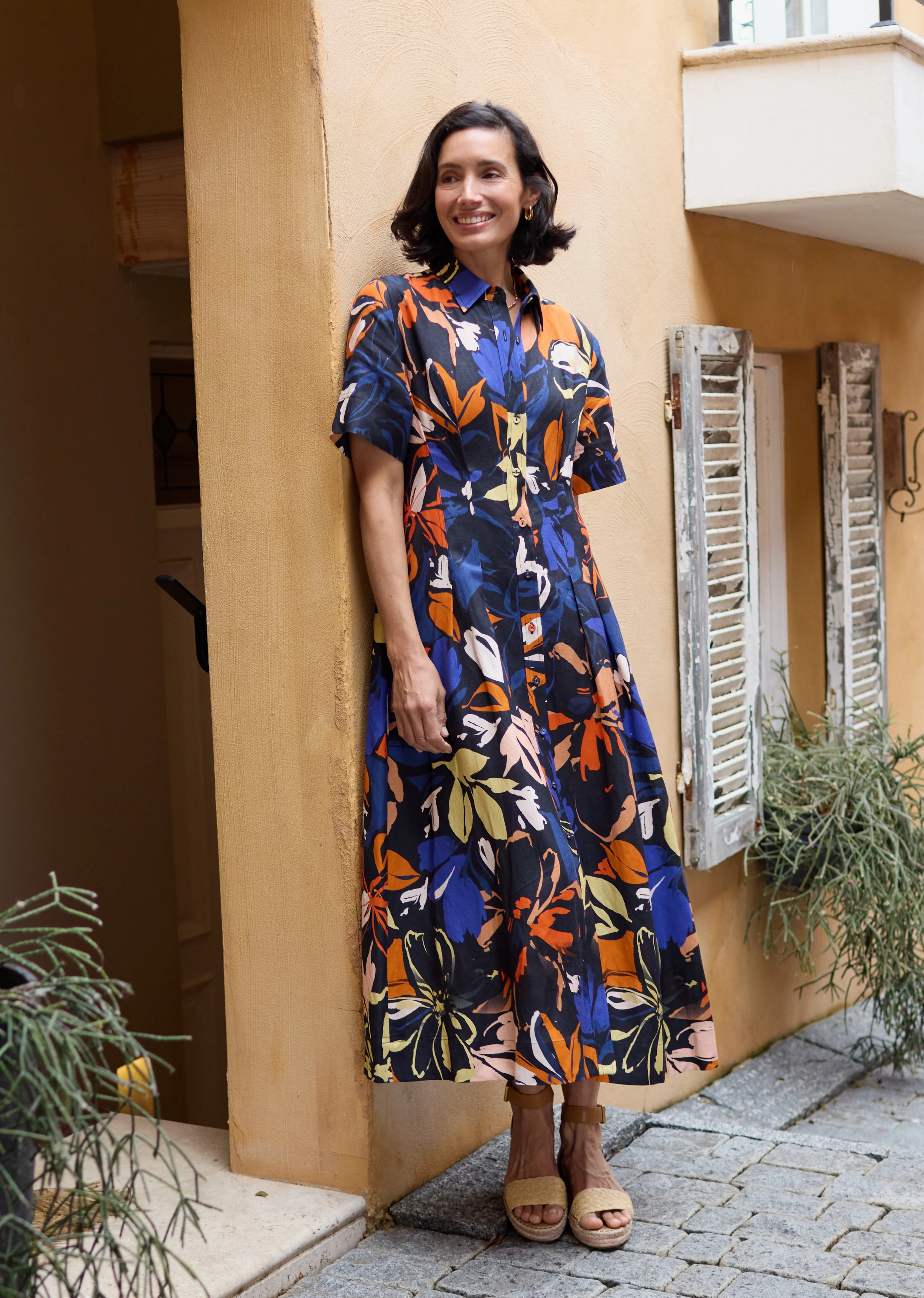 CLEO MIDI DRESS - MAISIE PRINT - PETITE - Image 9