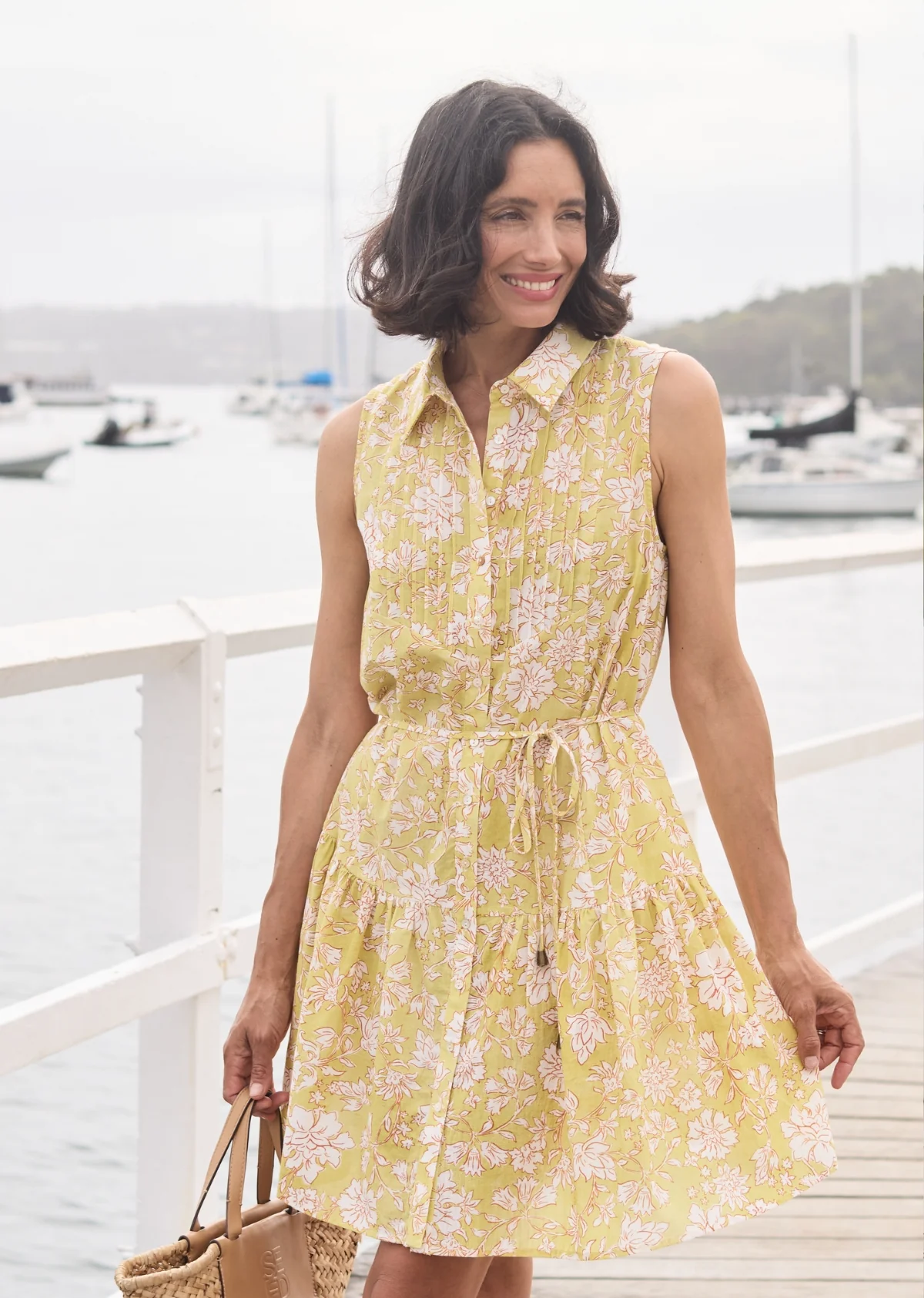 CORINNE MINI DRESS - HAVANA PRINT - Image 3