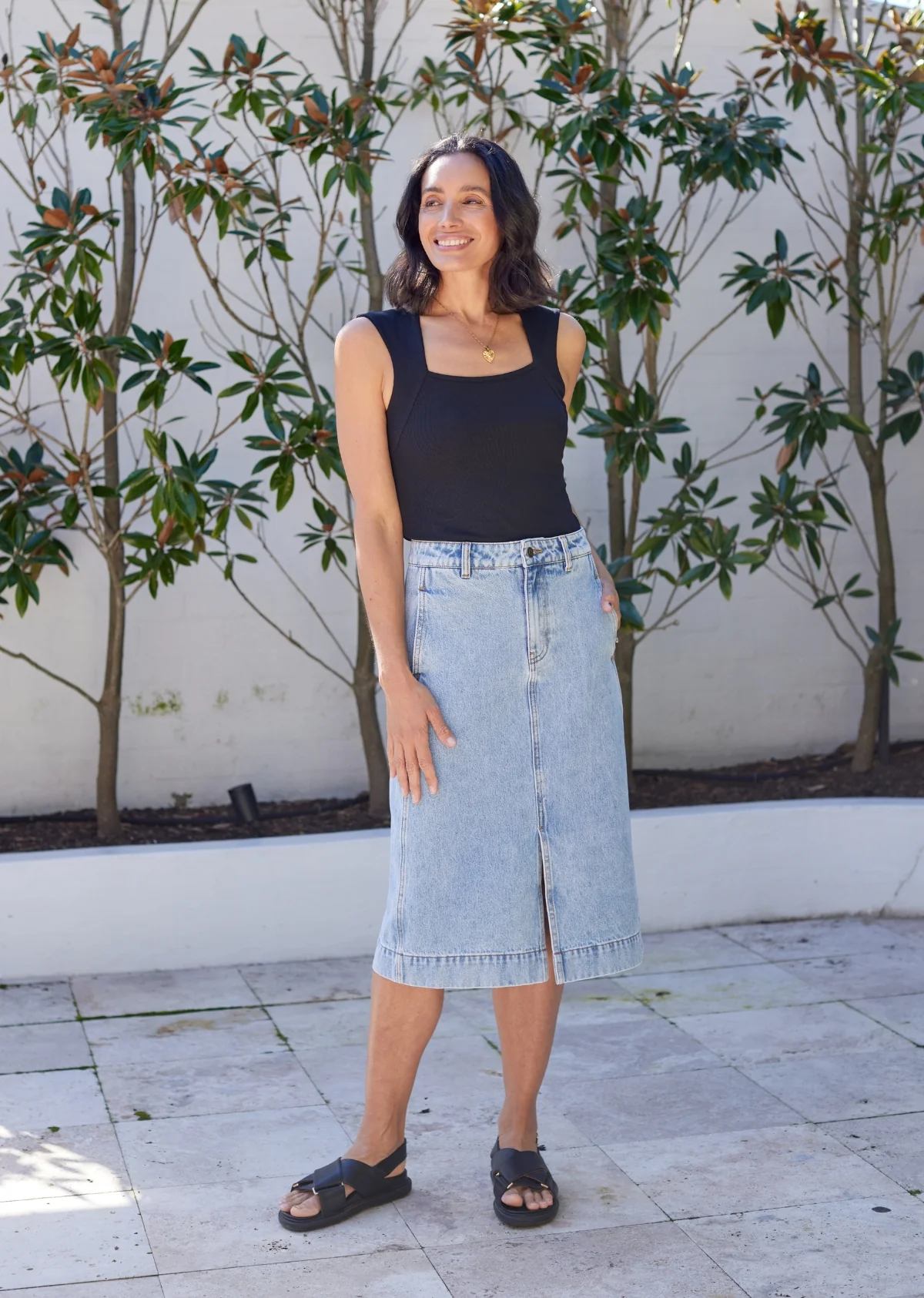 EMERY DENIM SKIRT - Image 2