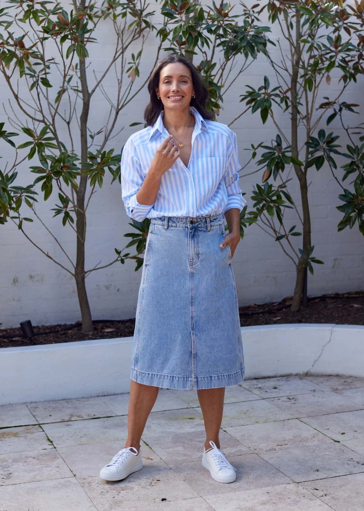 EMERY DENIM SKIRT - Image 4