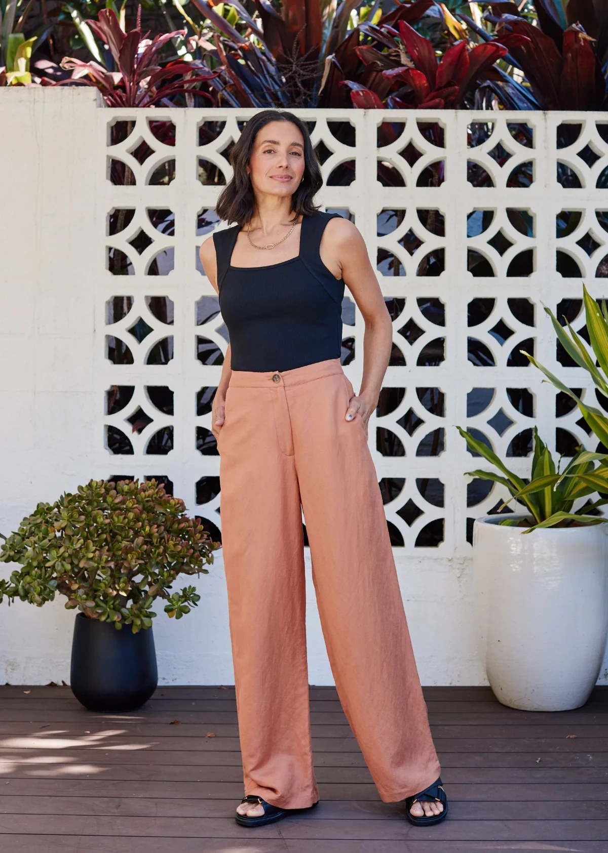 ESTELLA PANT - CARAMEL - Image 3