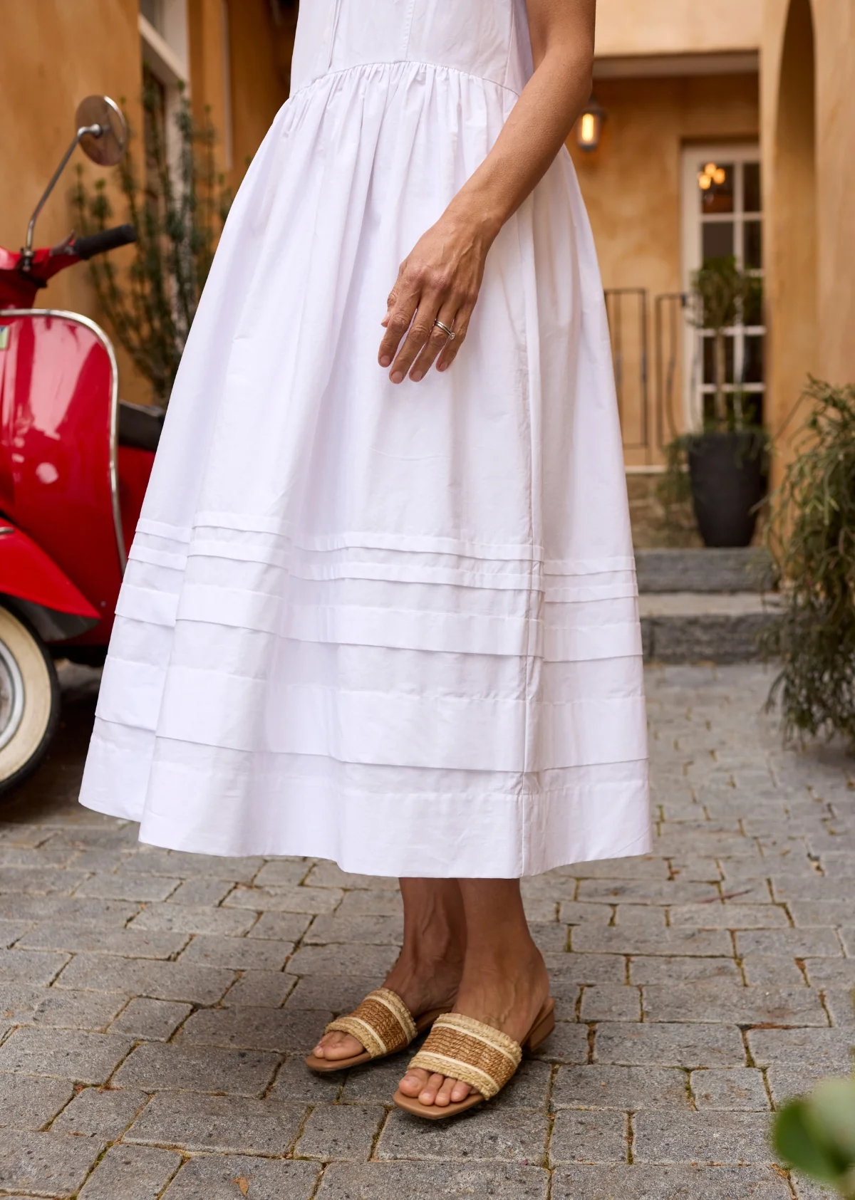 GRACIE SHIRTDRESS - WHITE - PETITE - Image 11