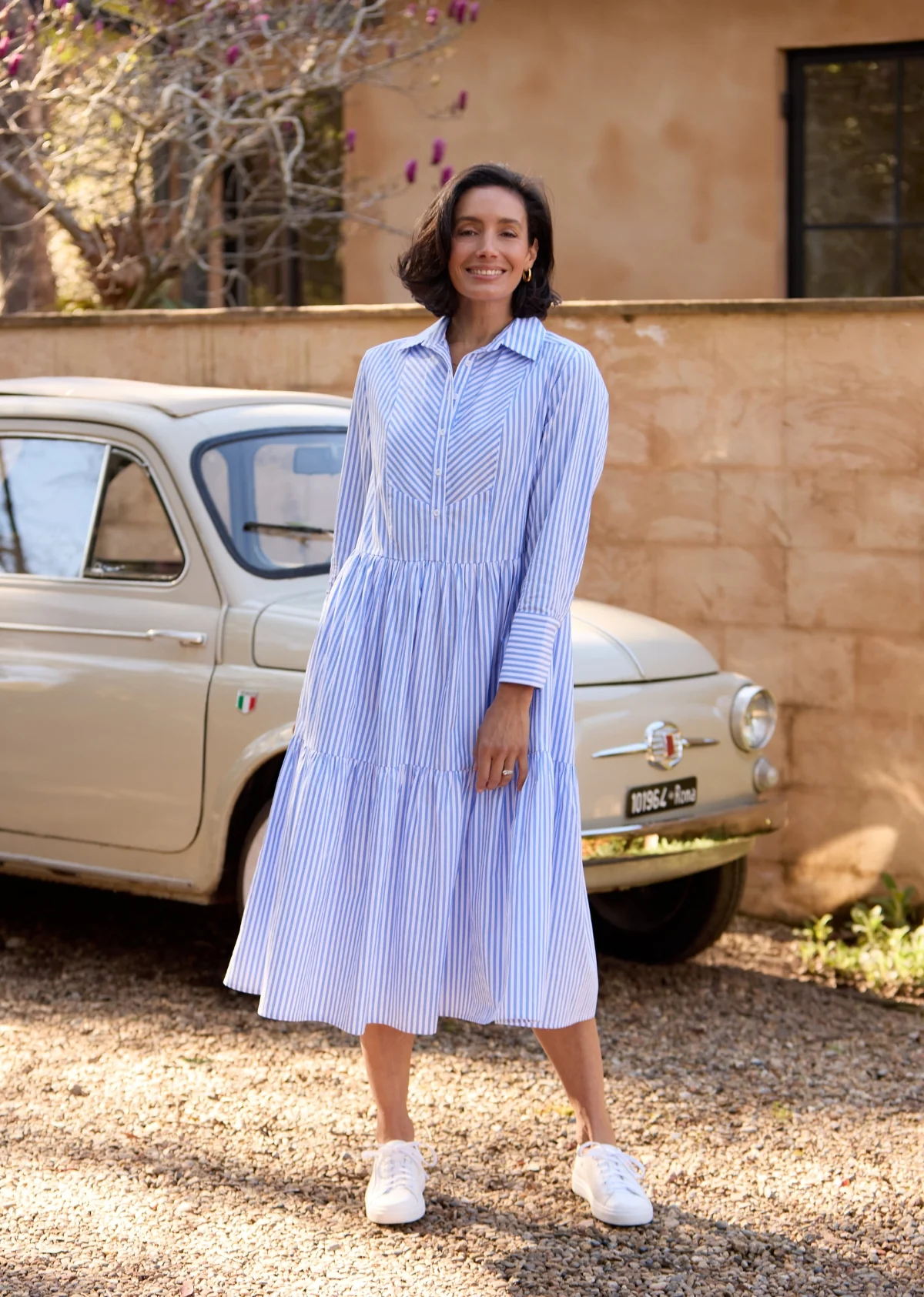 JASMINE SHIRTDRESS - SKY BLUE - Image 3