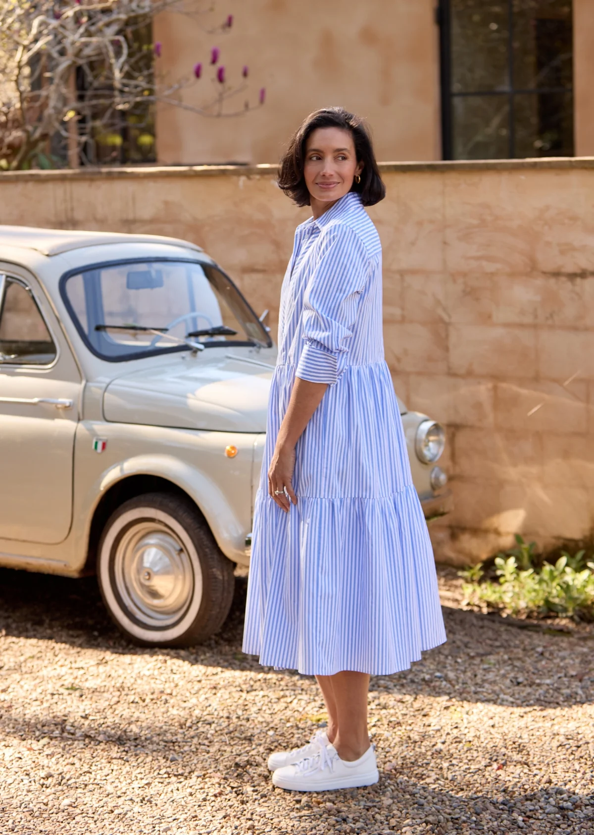 JASMINE SHIRTDRESS - SKY BLUE - Image 6