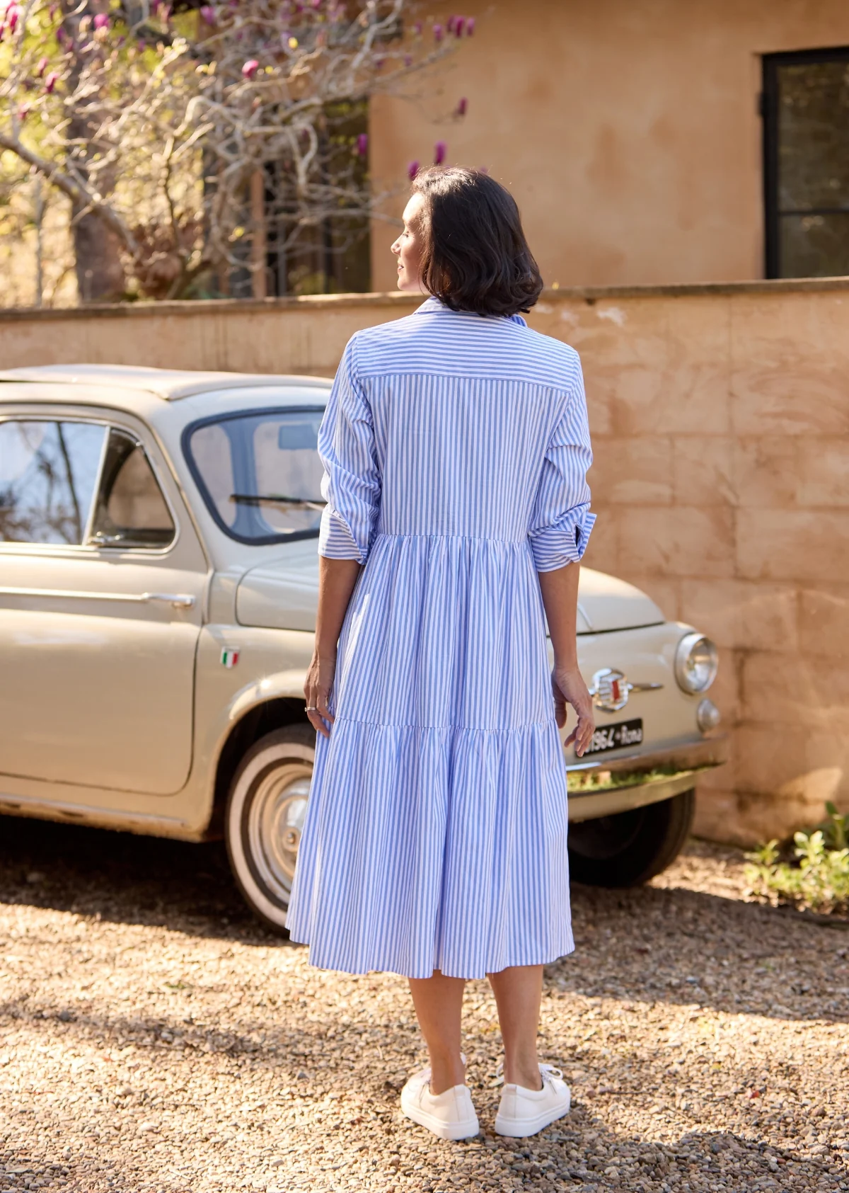 JASMINE SHIRTDRESS - SKY BLUE - Image 4