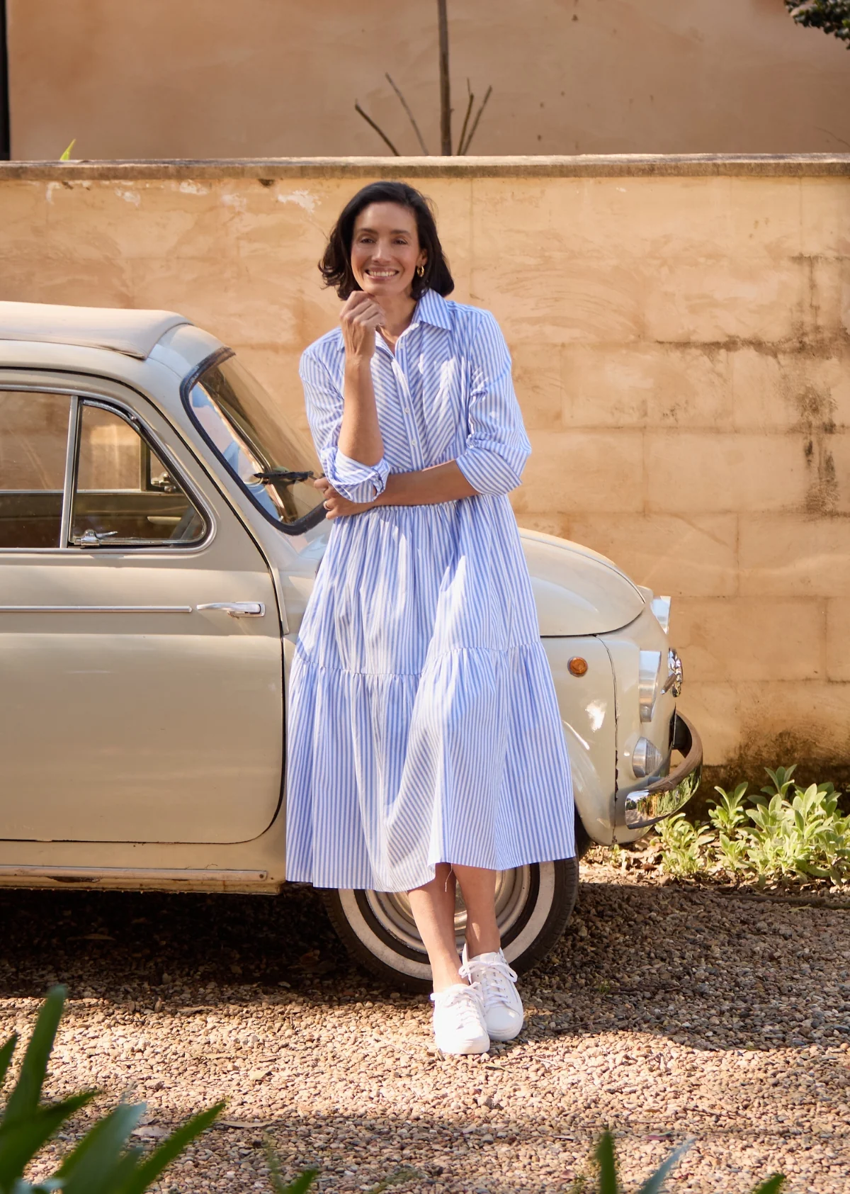 JASMINE SHIRTDRESS - SKY BLUE - Image 5
