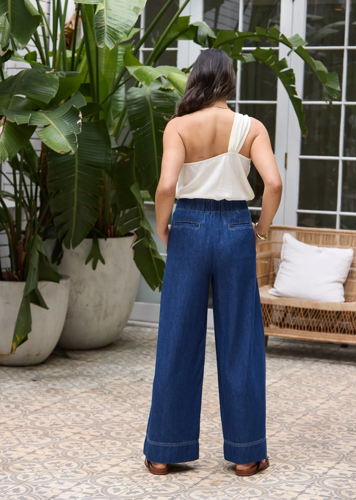 HOLLAND WIDE LEG DENIM PANT - Image 5