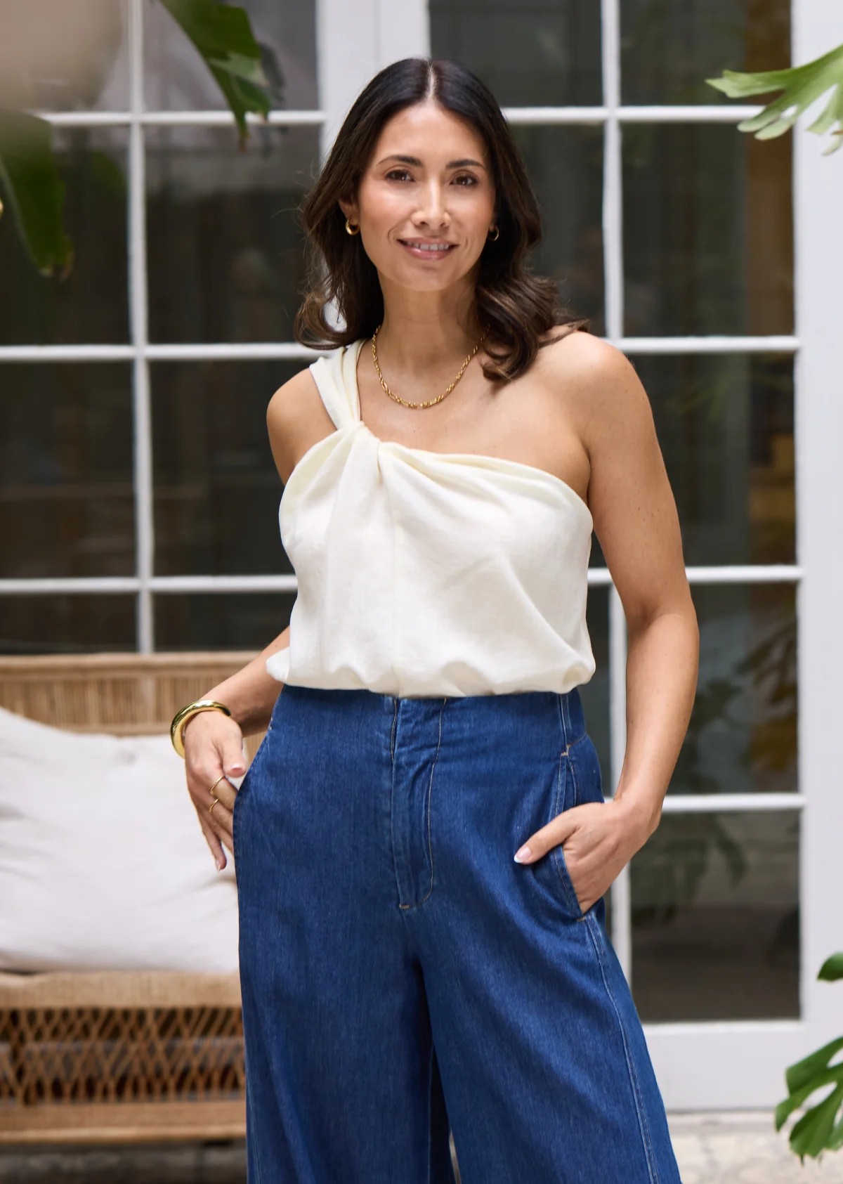 HOLLAND WIDE LEG DENIM PANT - Image 6