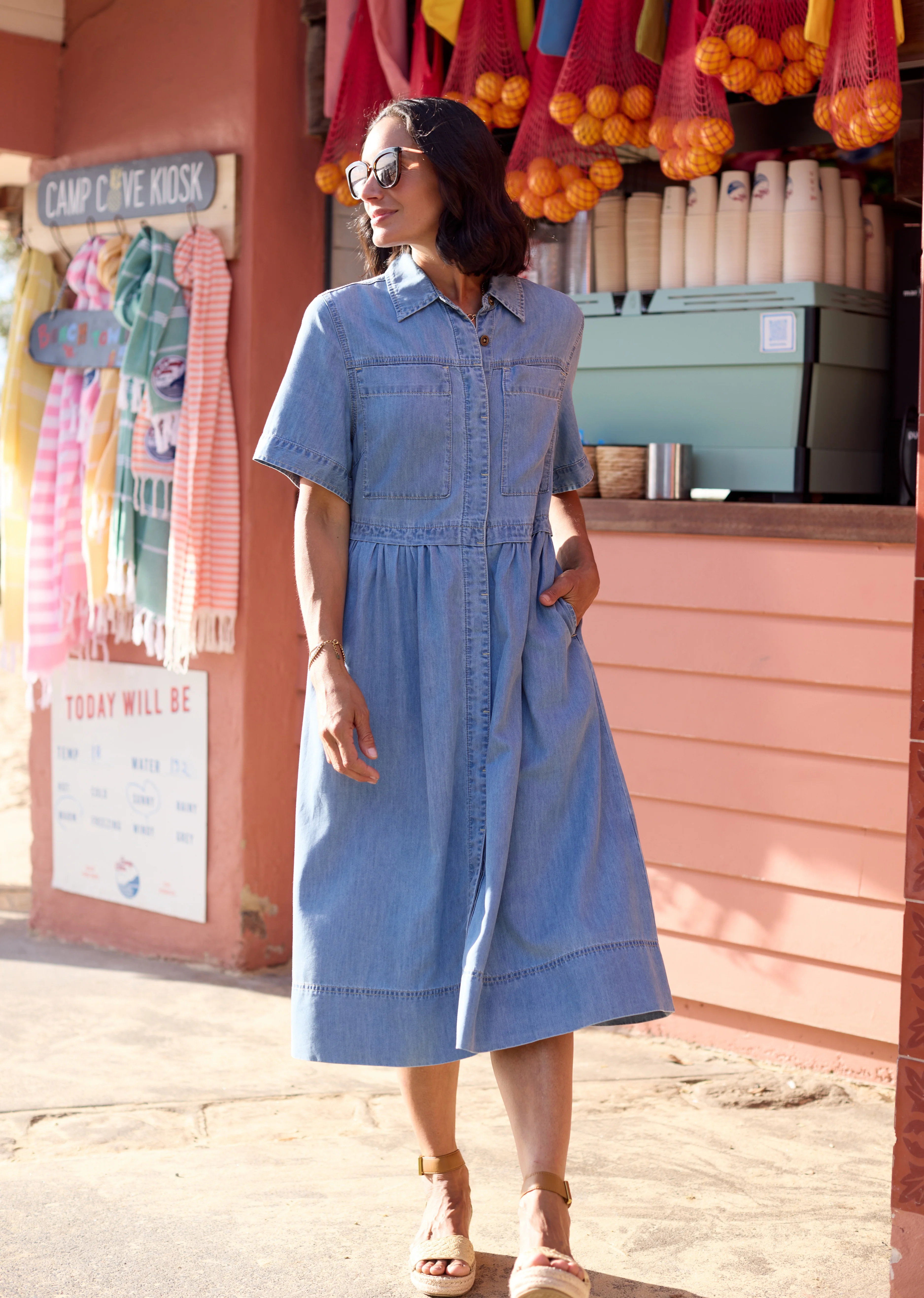 JAGGER CHAMBRAY DRESS - Image 10