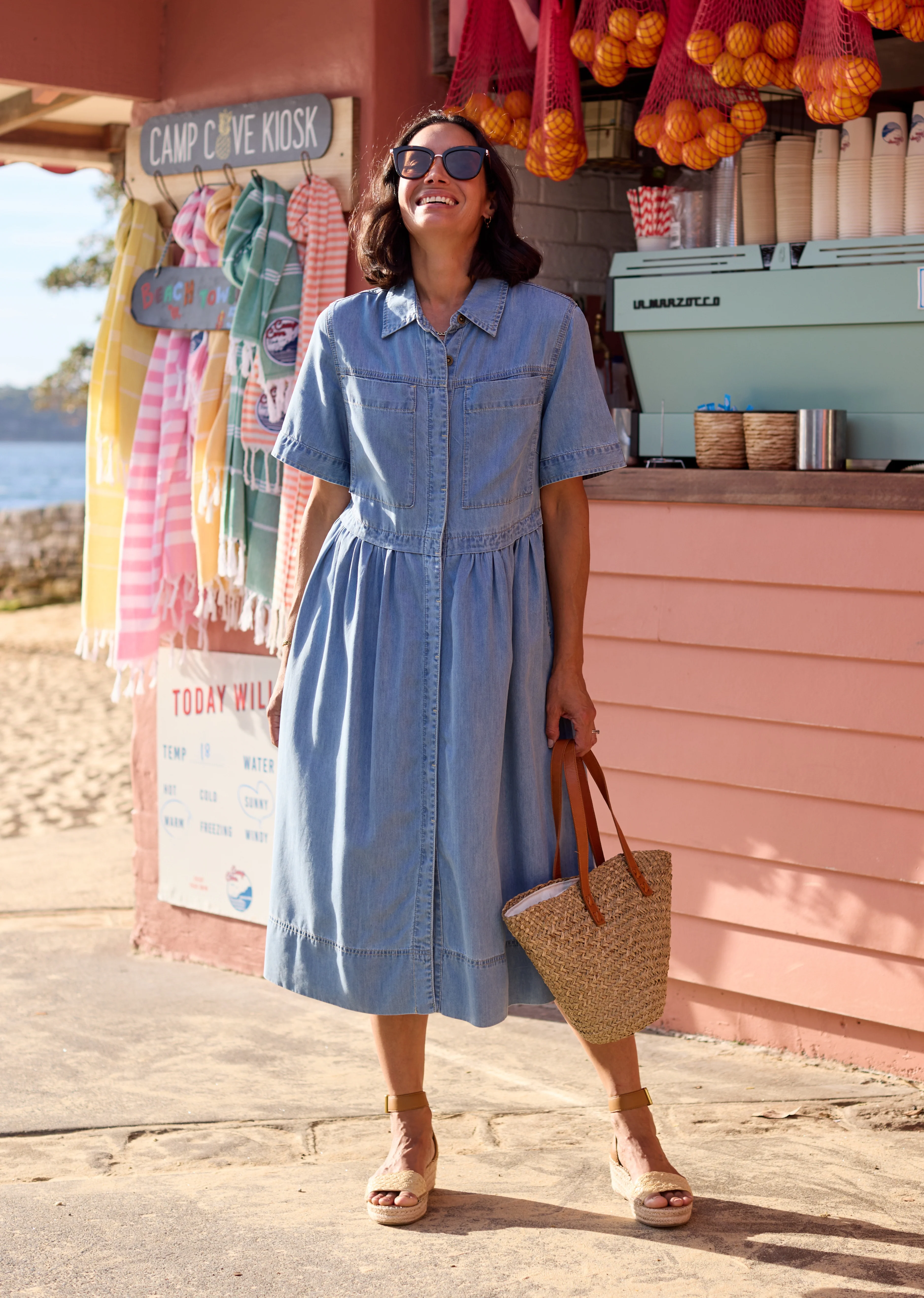 JAGGER CHAMBRAY DRESS - Image 2