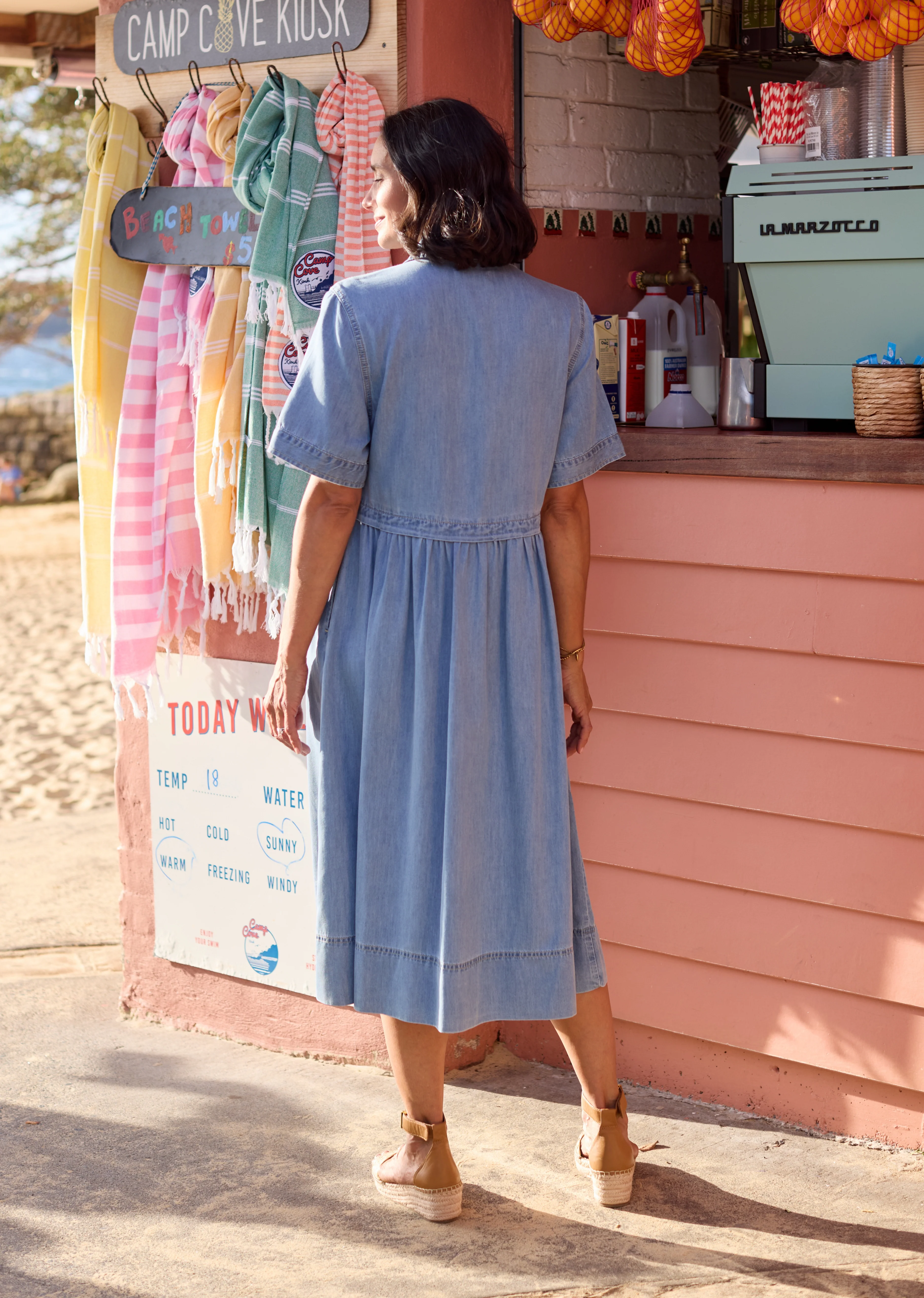JAGGER CHAMBRAY DRESS - Image 7