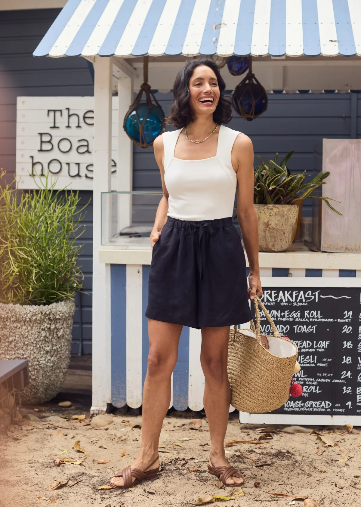 JEMIMA RIB TANK - IVORY - Image 8
