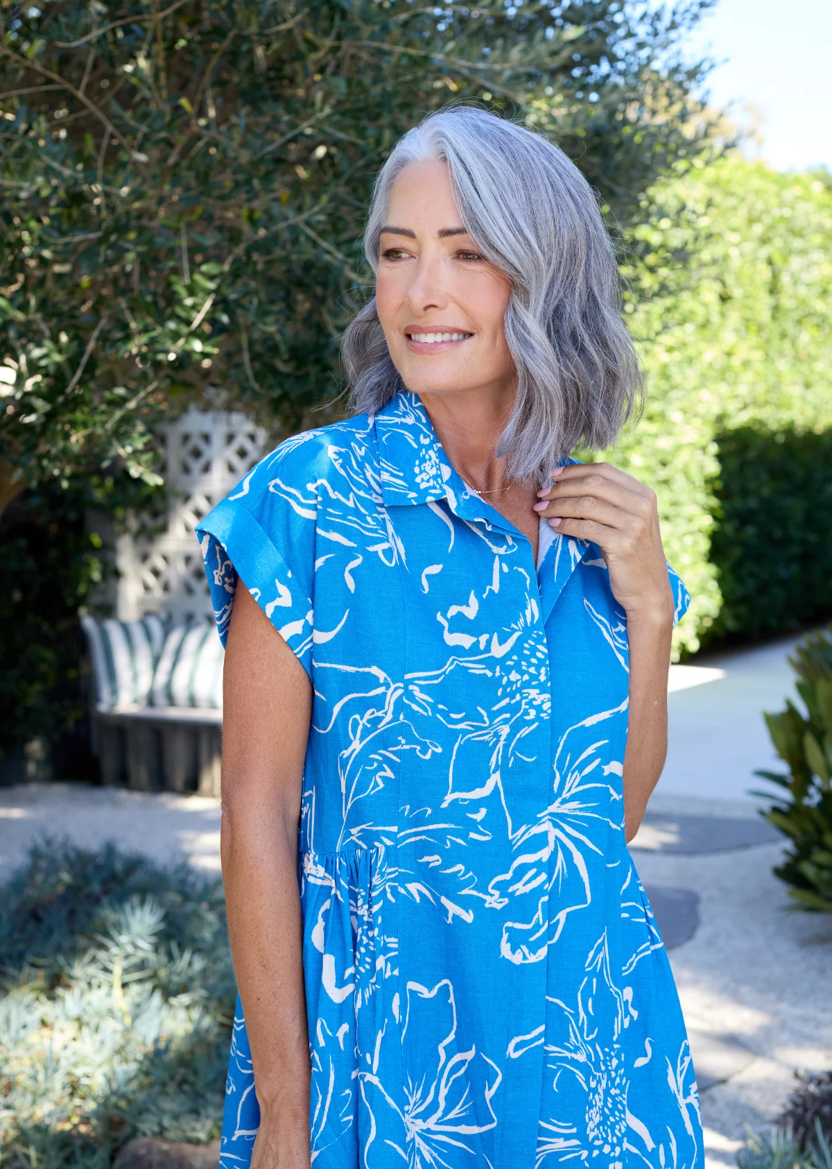 MARGOT SHIRTDRESS - ARCADIA PRINT - Image 7