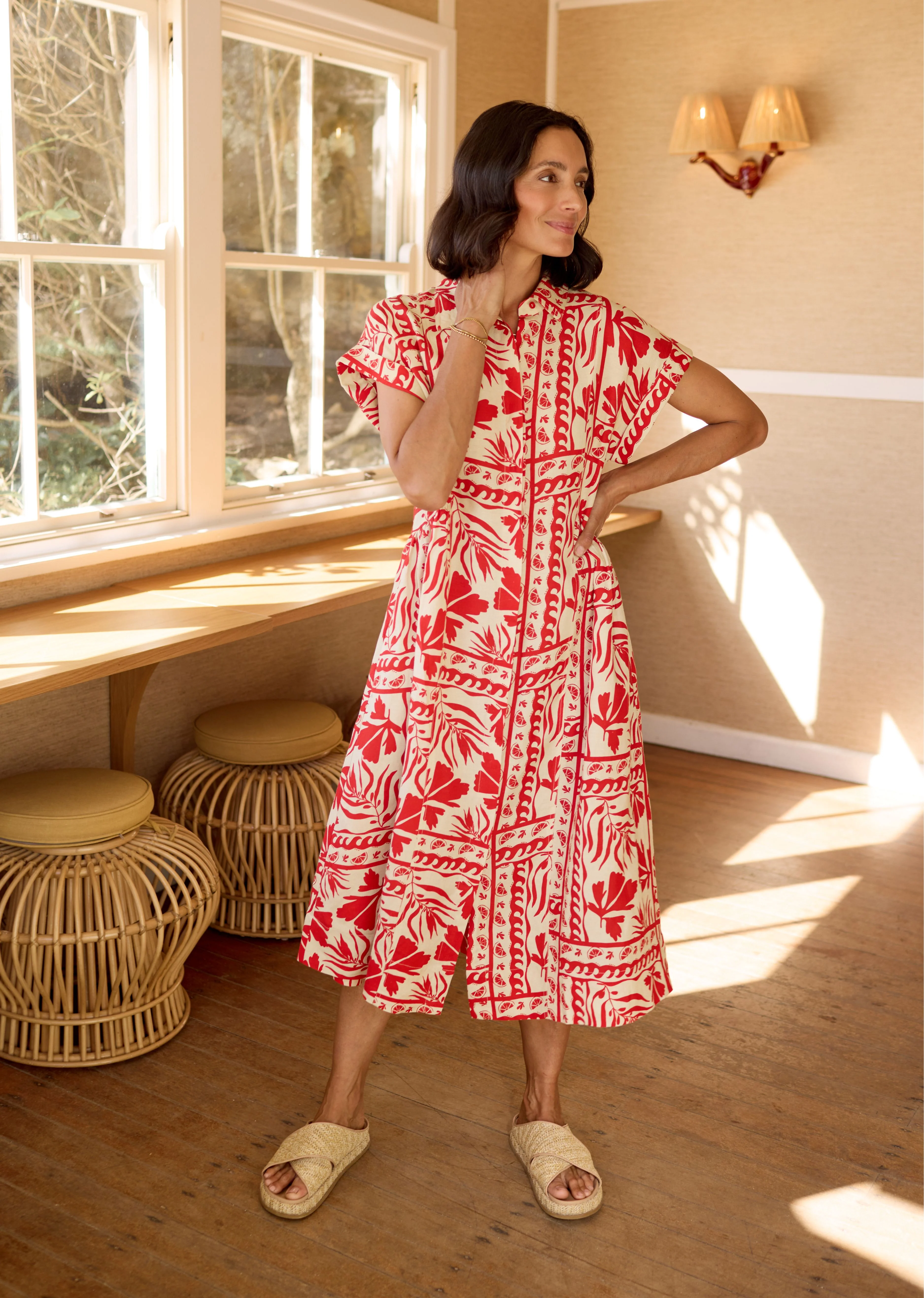 MARGOT SHIRTDRESS - SOLEIL PRINT - Image 2
