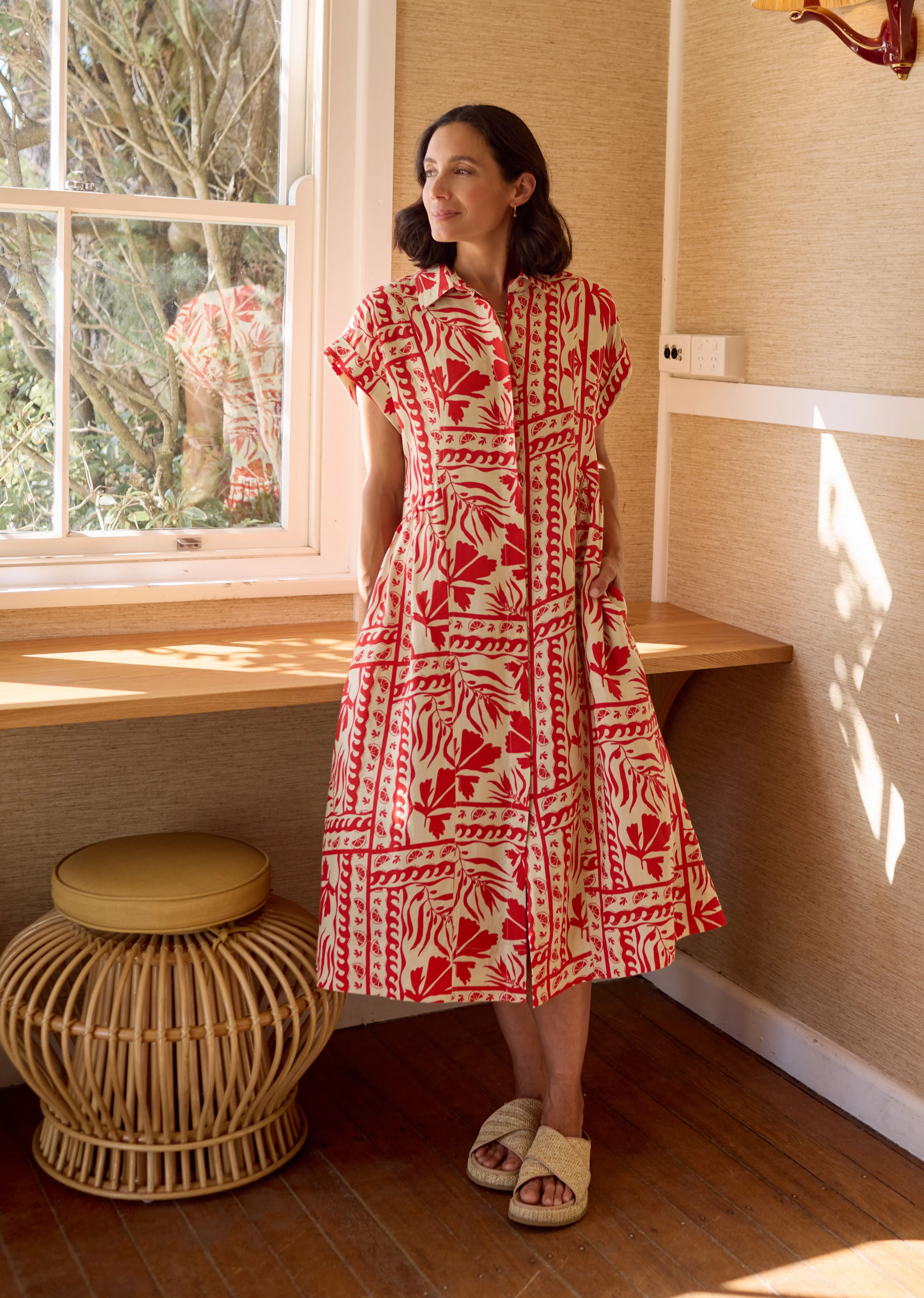 MARGOT SHIRTDRESS - SOLEIL PRINT - Image 3