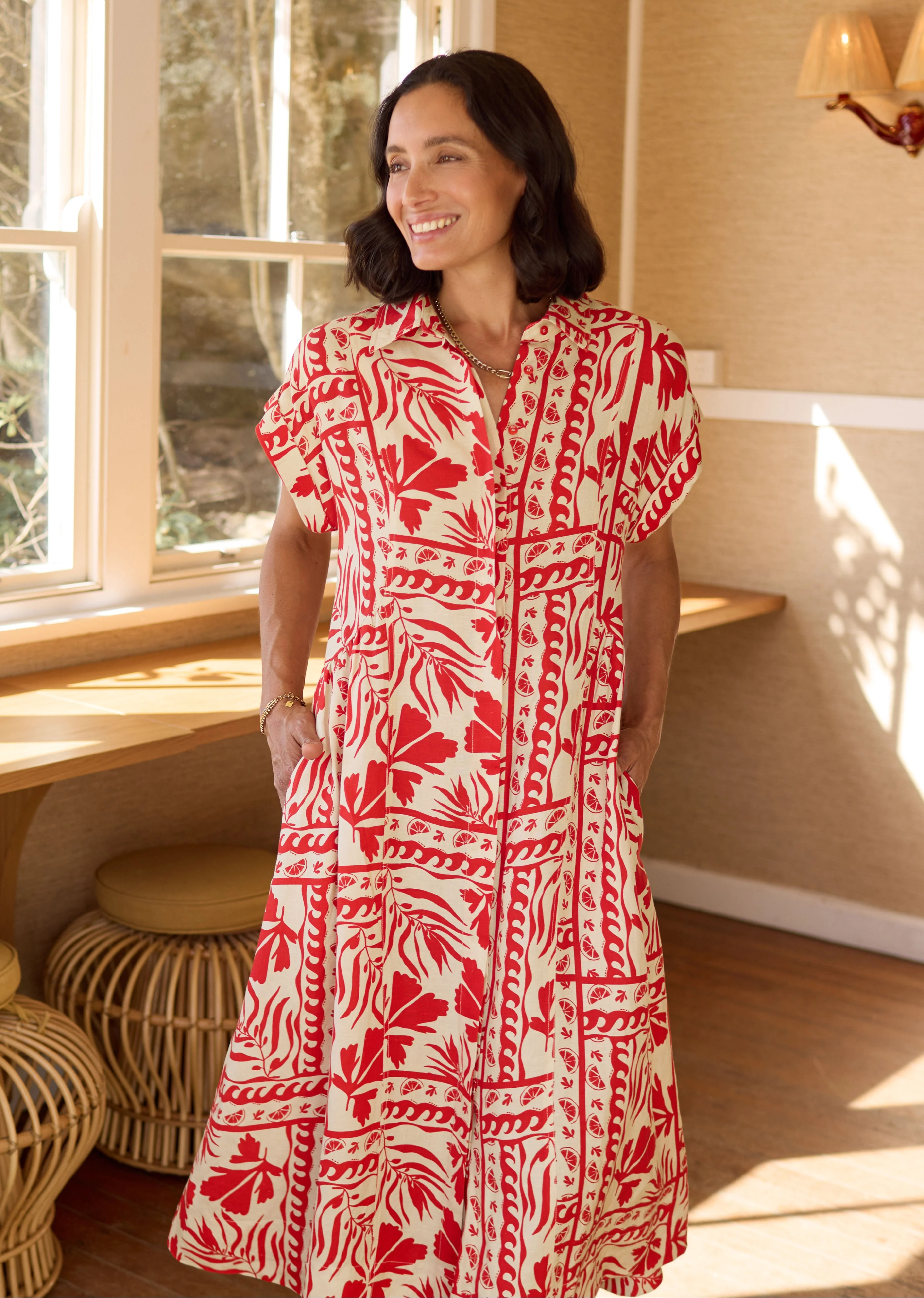 MARGOT SHIRTDRESS - SOLEIL PRINT - Image 7
