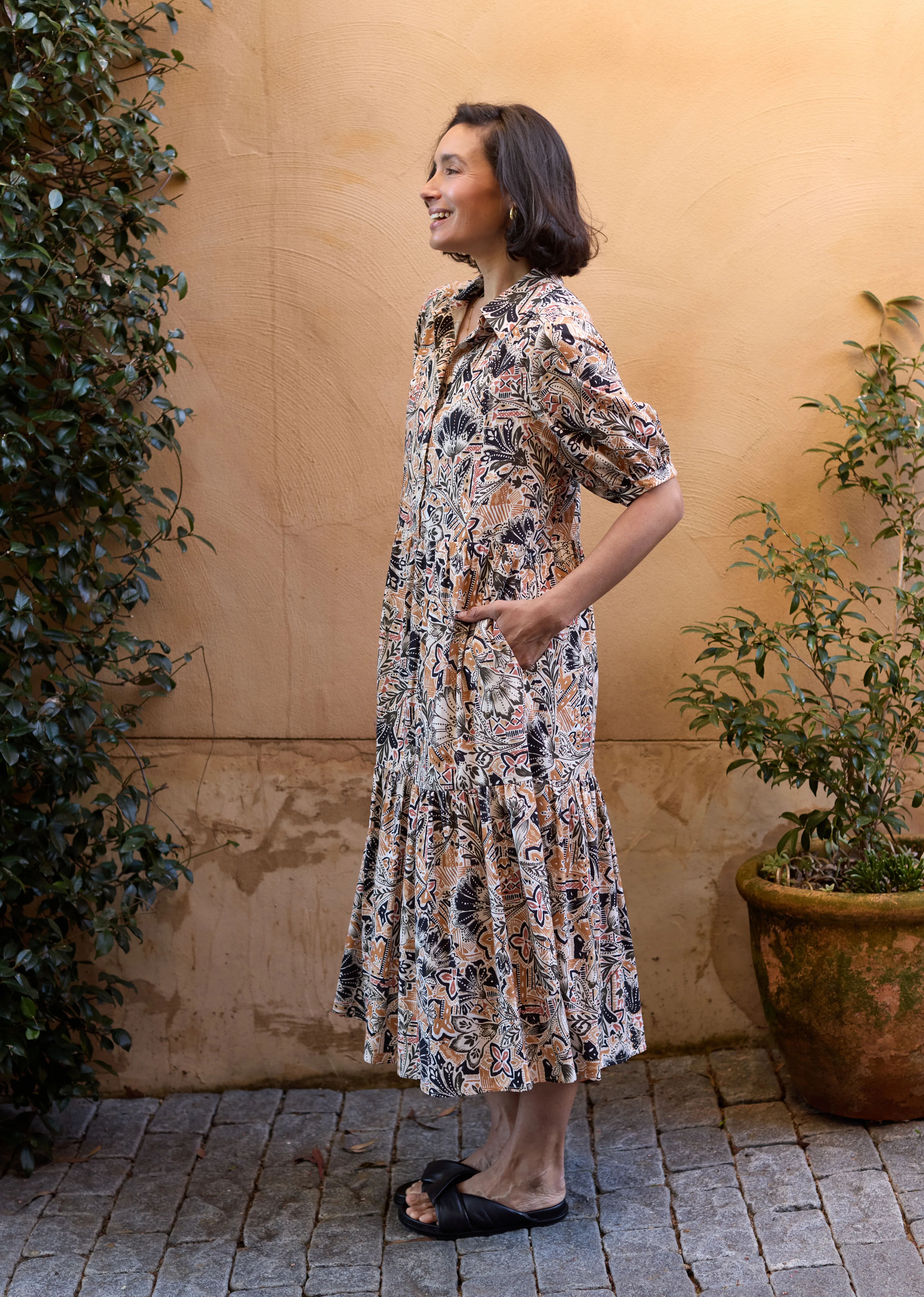 MARNIE PRINT DRESS - ZAHARA PRINT - Image 6