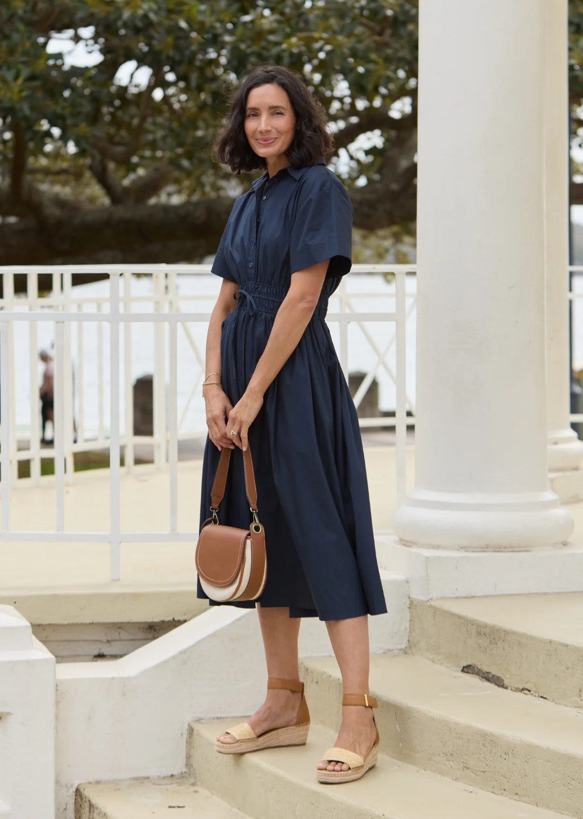 MINETTE SHIRTDRESS - FRENCH NAVY - Image 11
