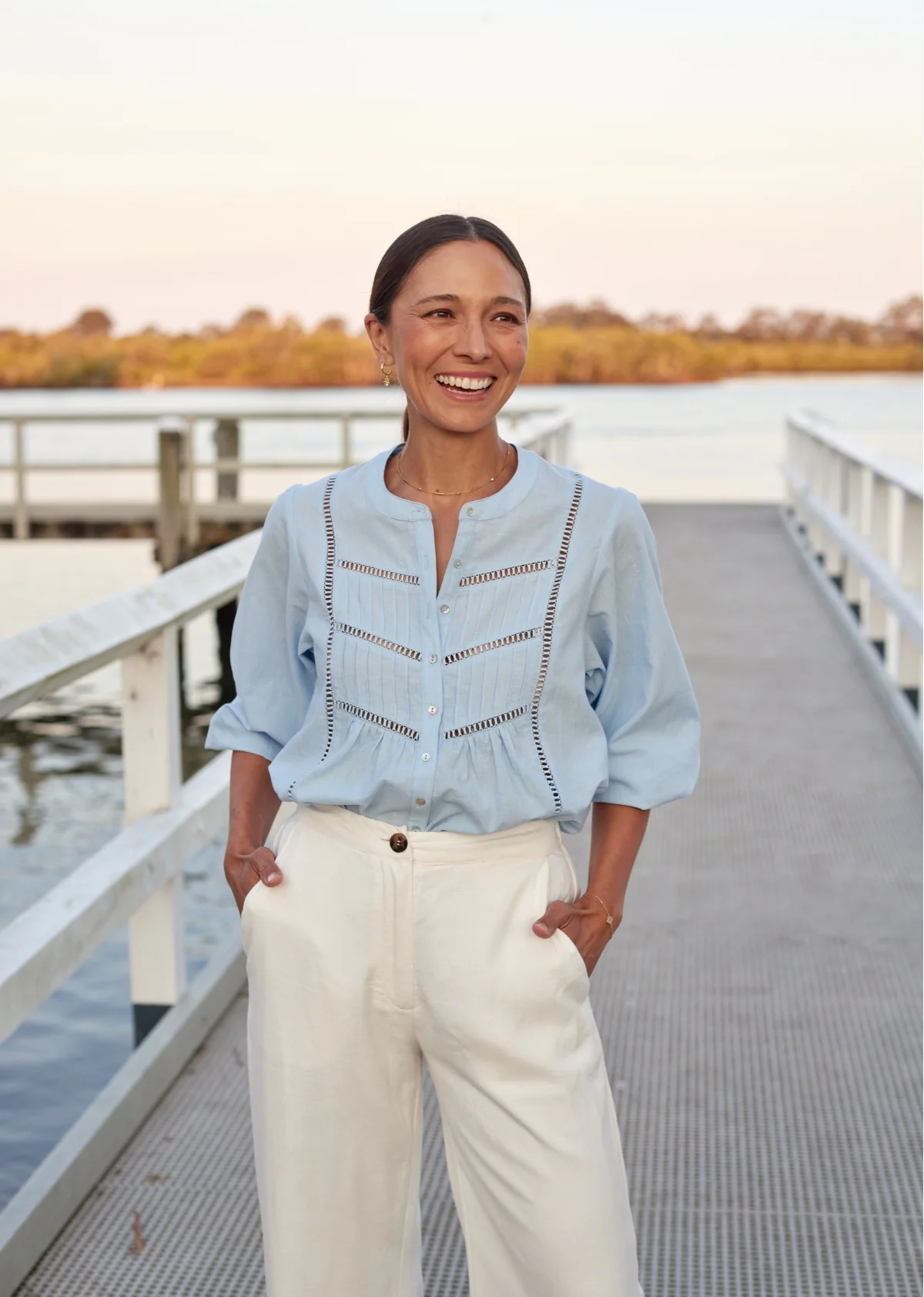 PALOMA SHIRT - SKY BLUE - Image 7