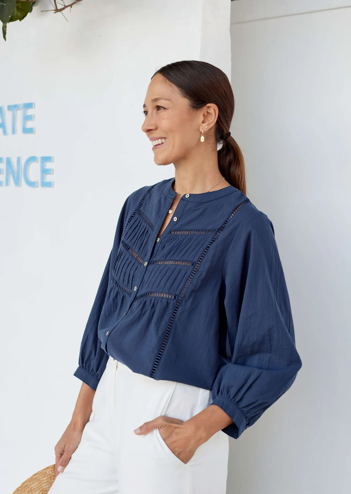 PALOMA SHIRT - FRENCH NAVY - Image 3