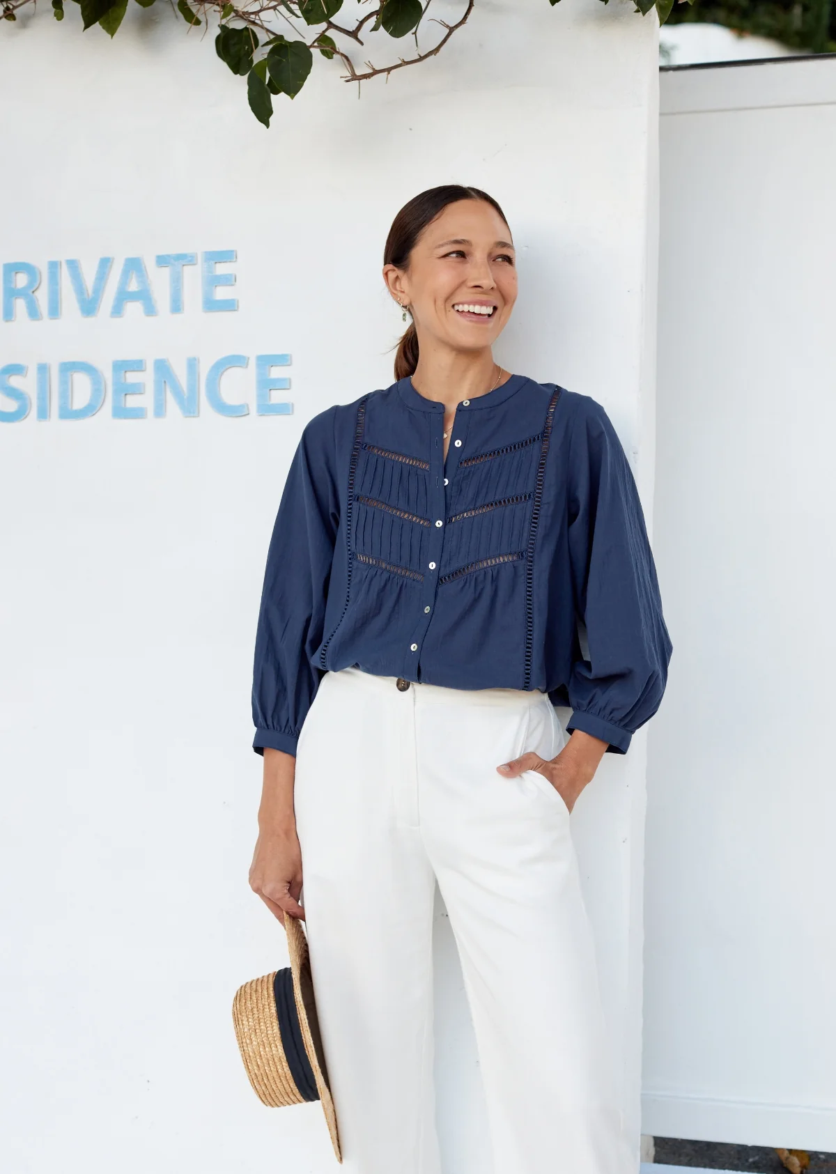 PALOMA SHIRT - FRENCH NAVY - Image 7