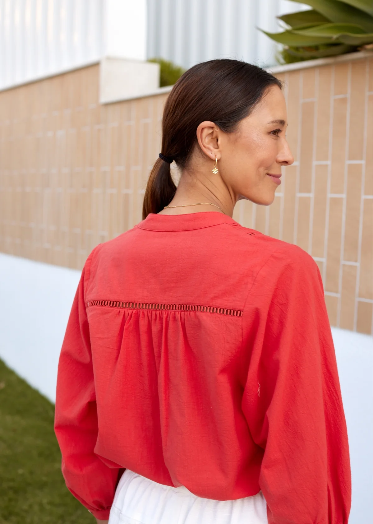 PALOMA SHIRT - TOMATO - Image 6