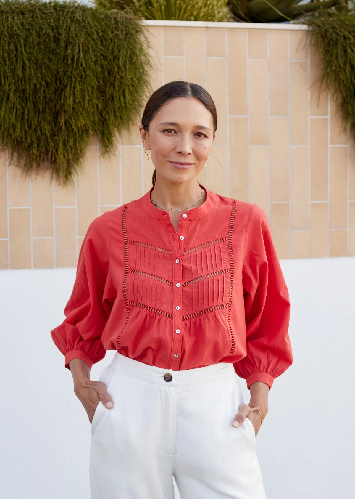 PALOMA SHIRT - TOMATO - Image 7