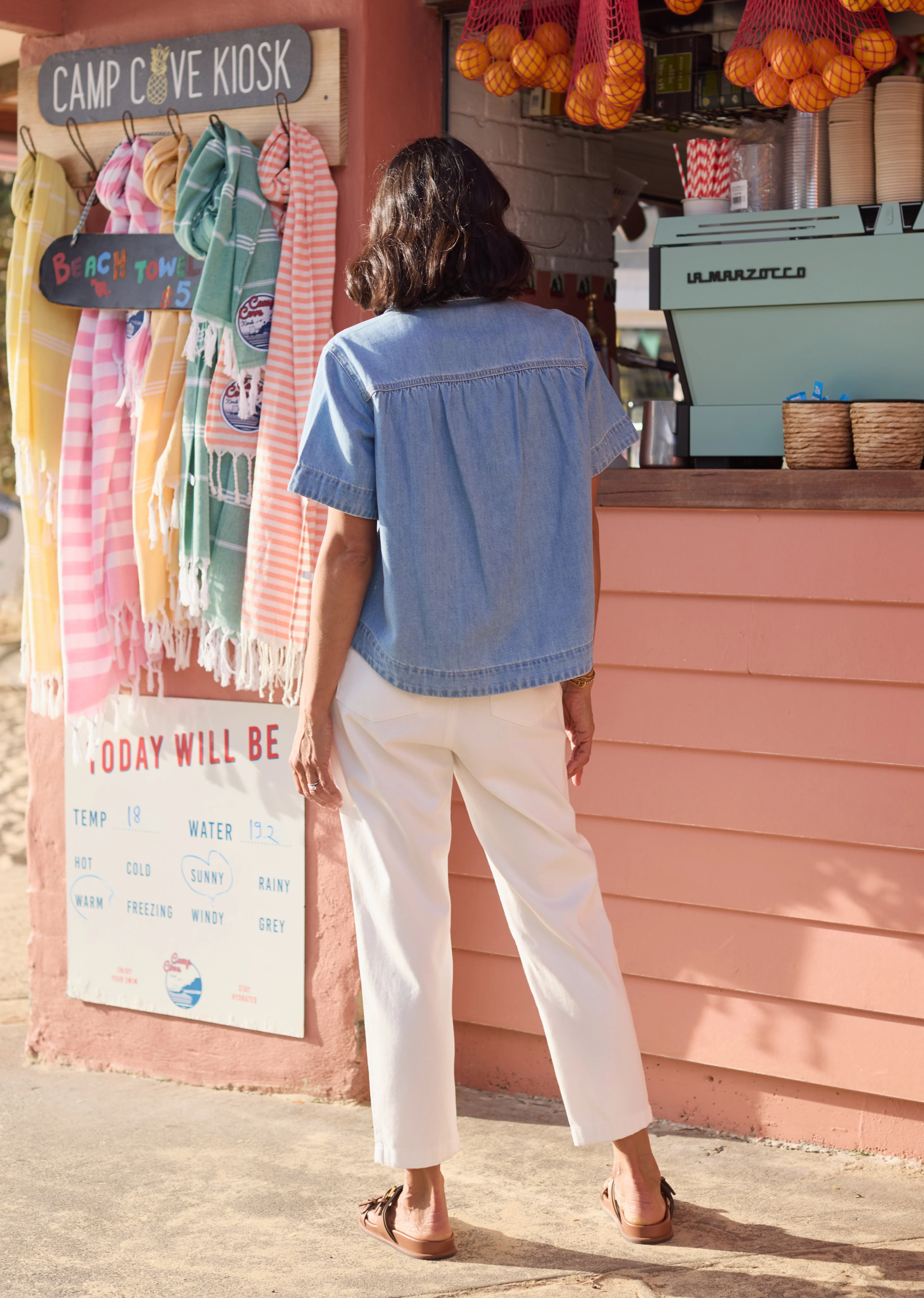 SADIE DENIM SHIRT - LIGHT BLUE - Image 6