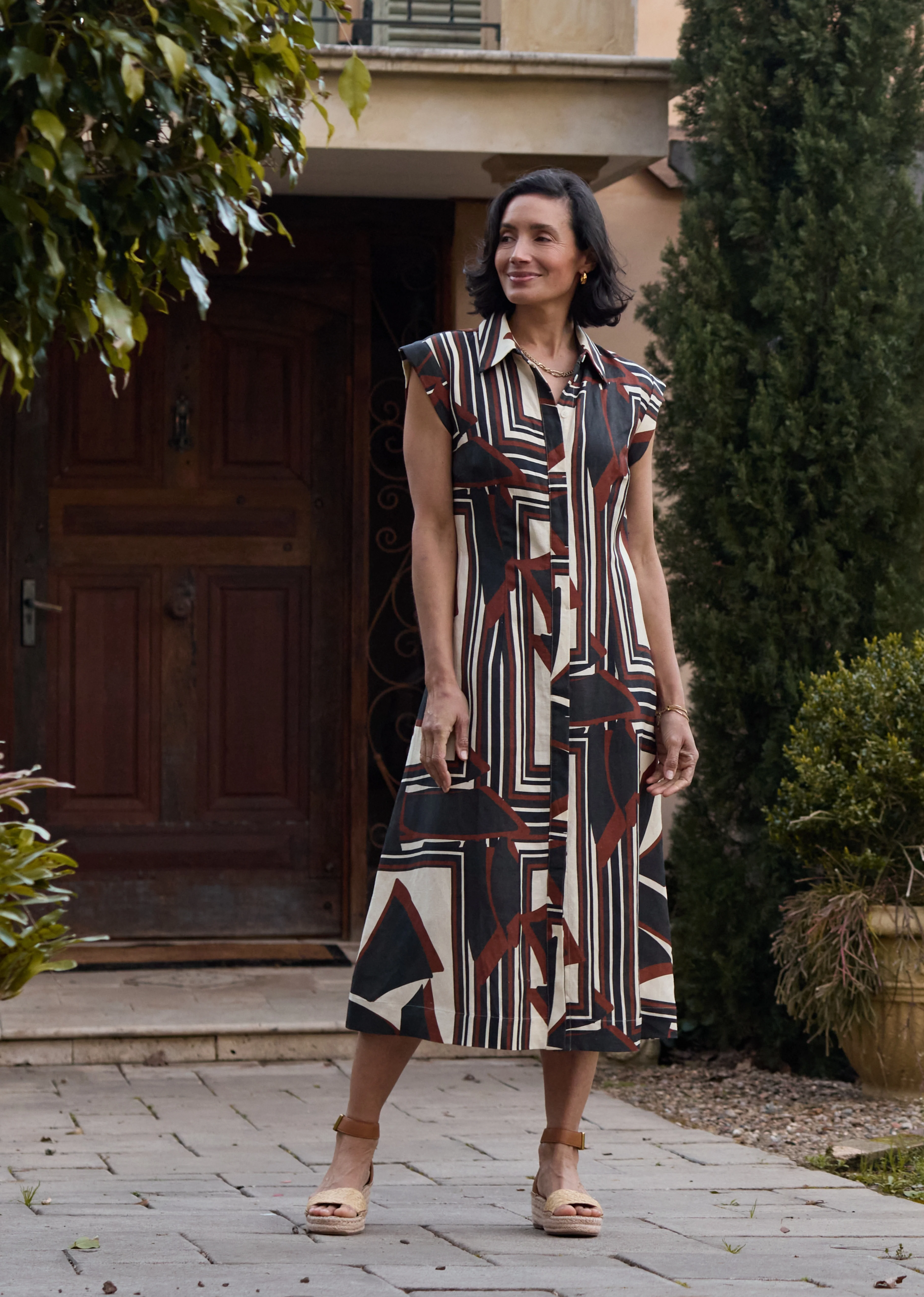SAVANNAH SHIRTDRESS - INES PRINT - Image 7