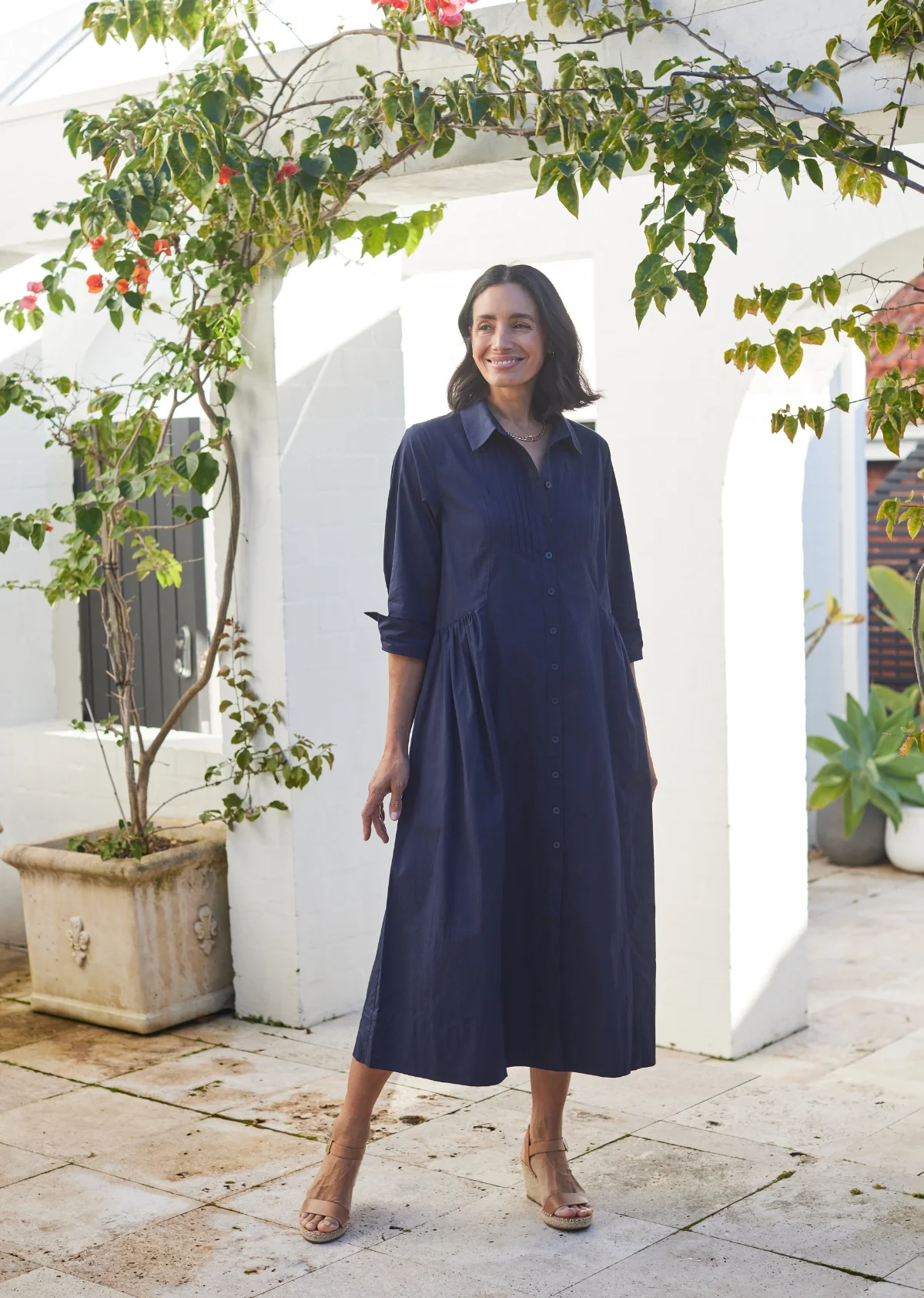 SUSIE SHIRTDRESS - FRENCH NAVY - Image 4