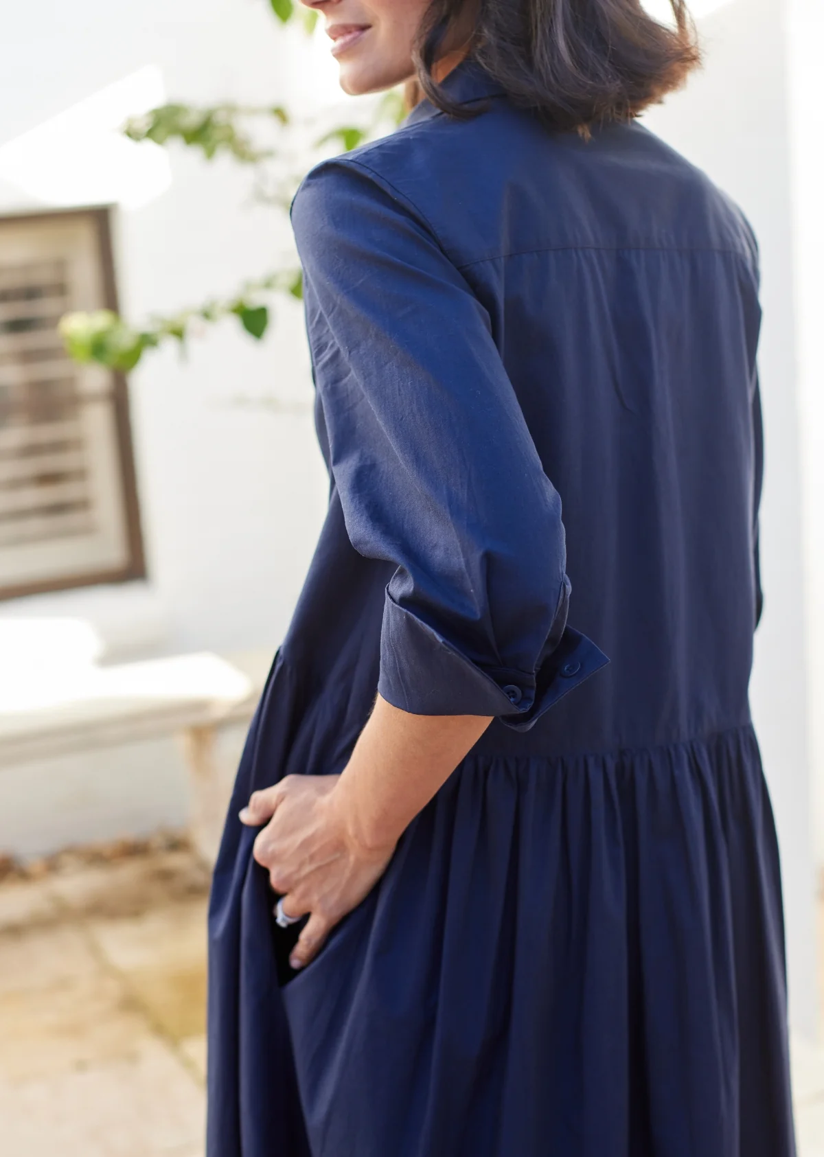 SUSIE SHIRTDRESS - FRENCH NAVY - Image 5