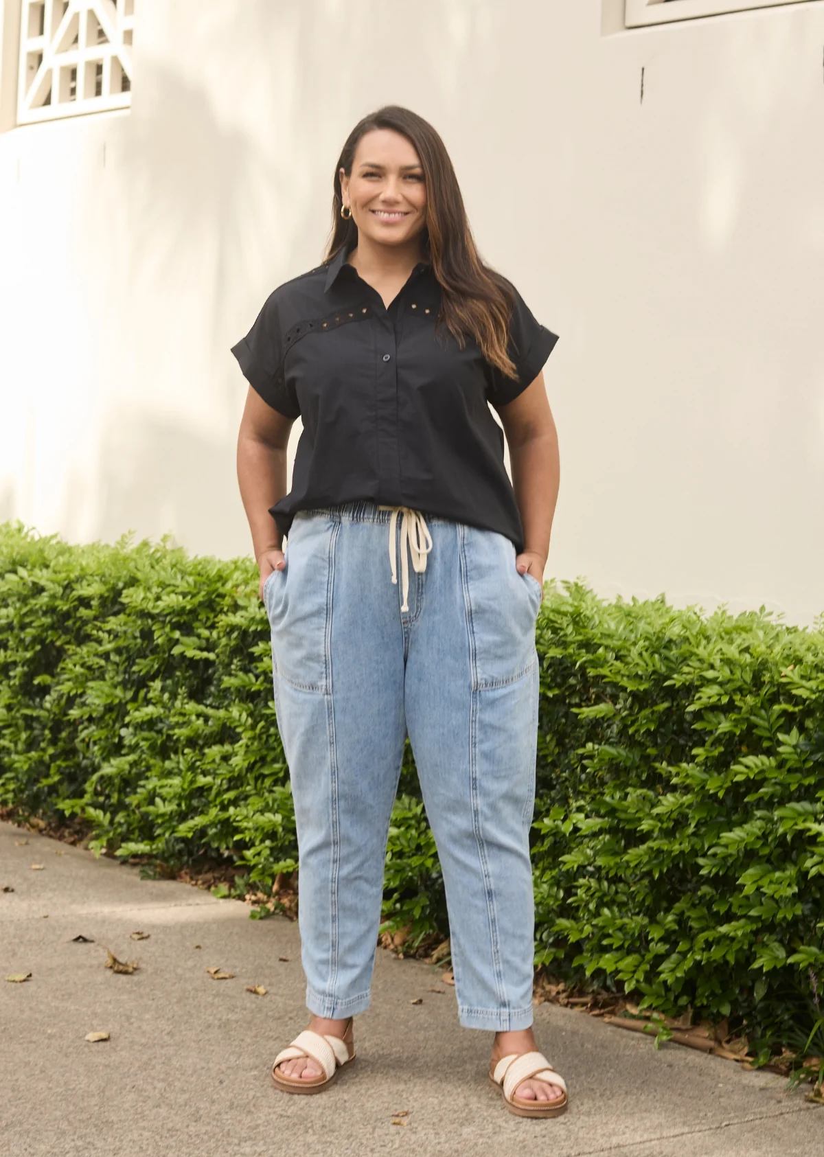 TAHLIA SHIRT - BLACK - Image 6