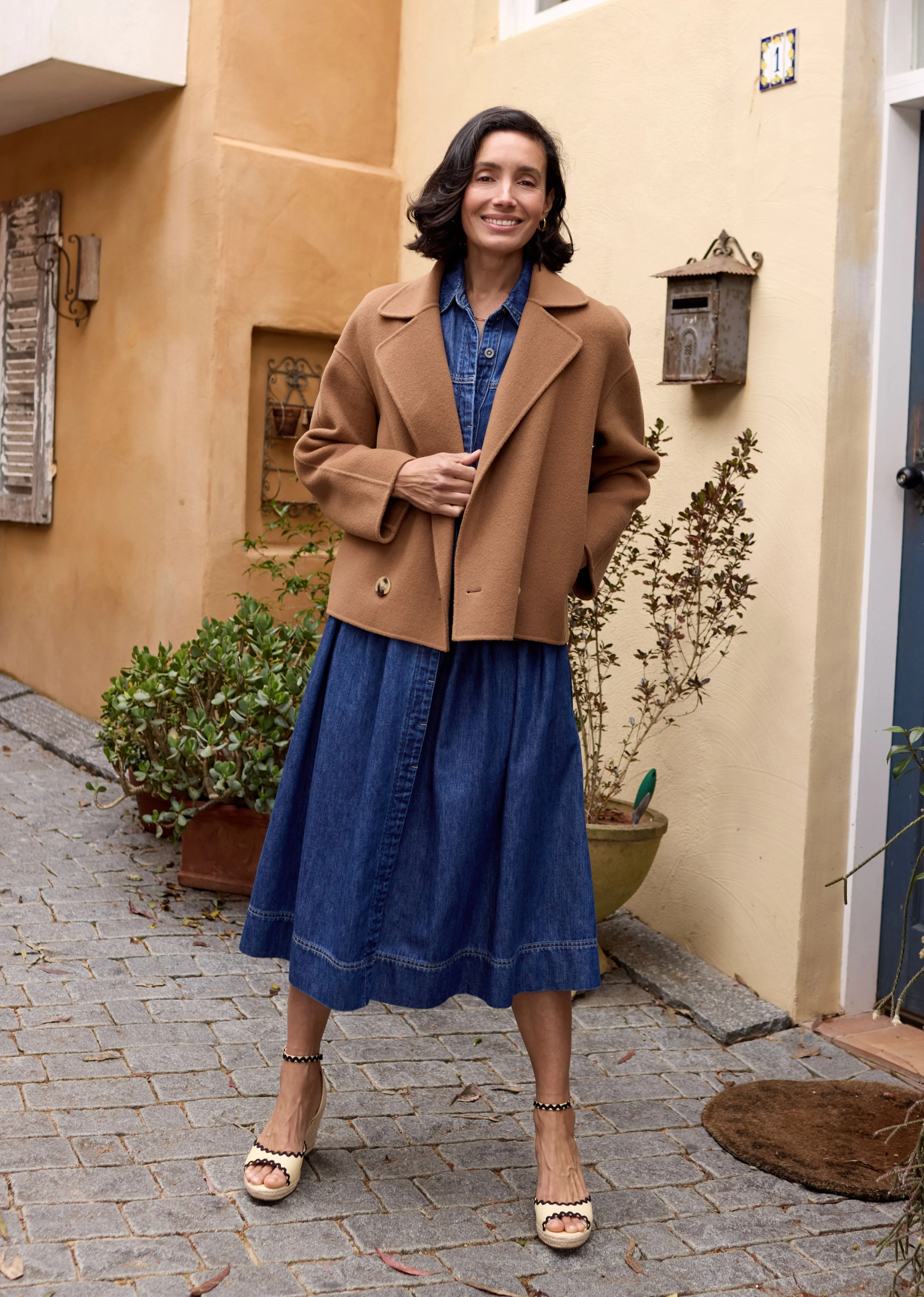 WINSLOW CROP JACKET - CAMEL - Image 3