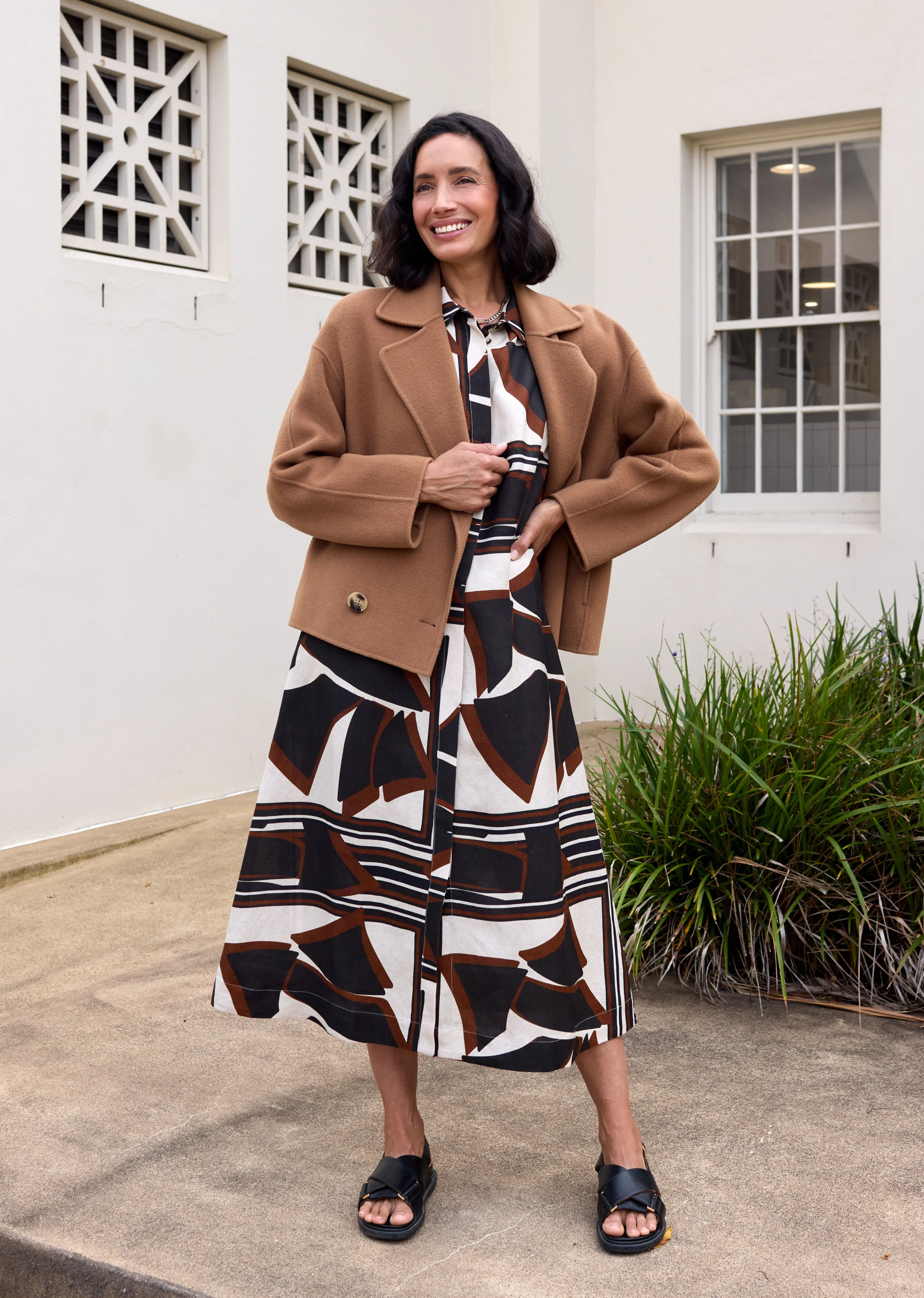 WINSLOW CROP JACKET - CAMEL - Image 6
